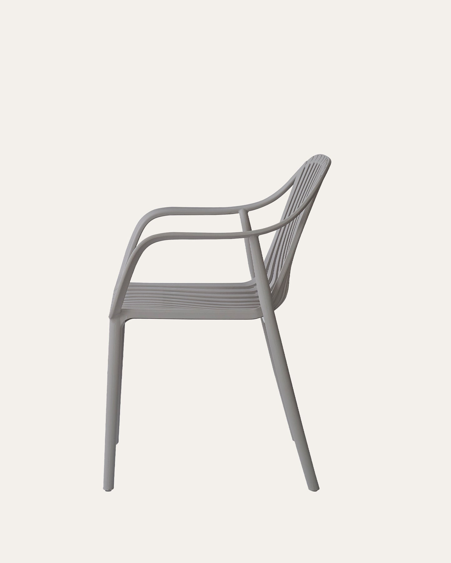 Everest Stackable Chairs, Grey, Set of 4