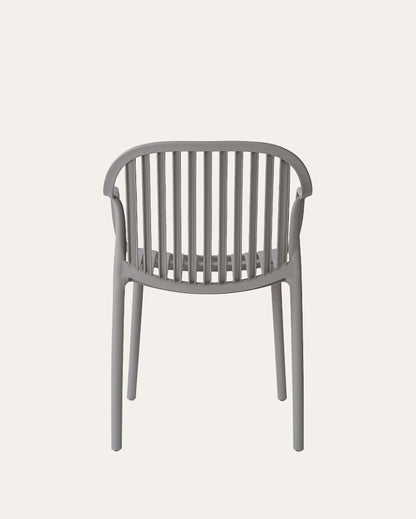 Everest Stackable Chairs, Grey, Set of 4