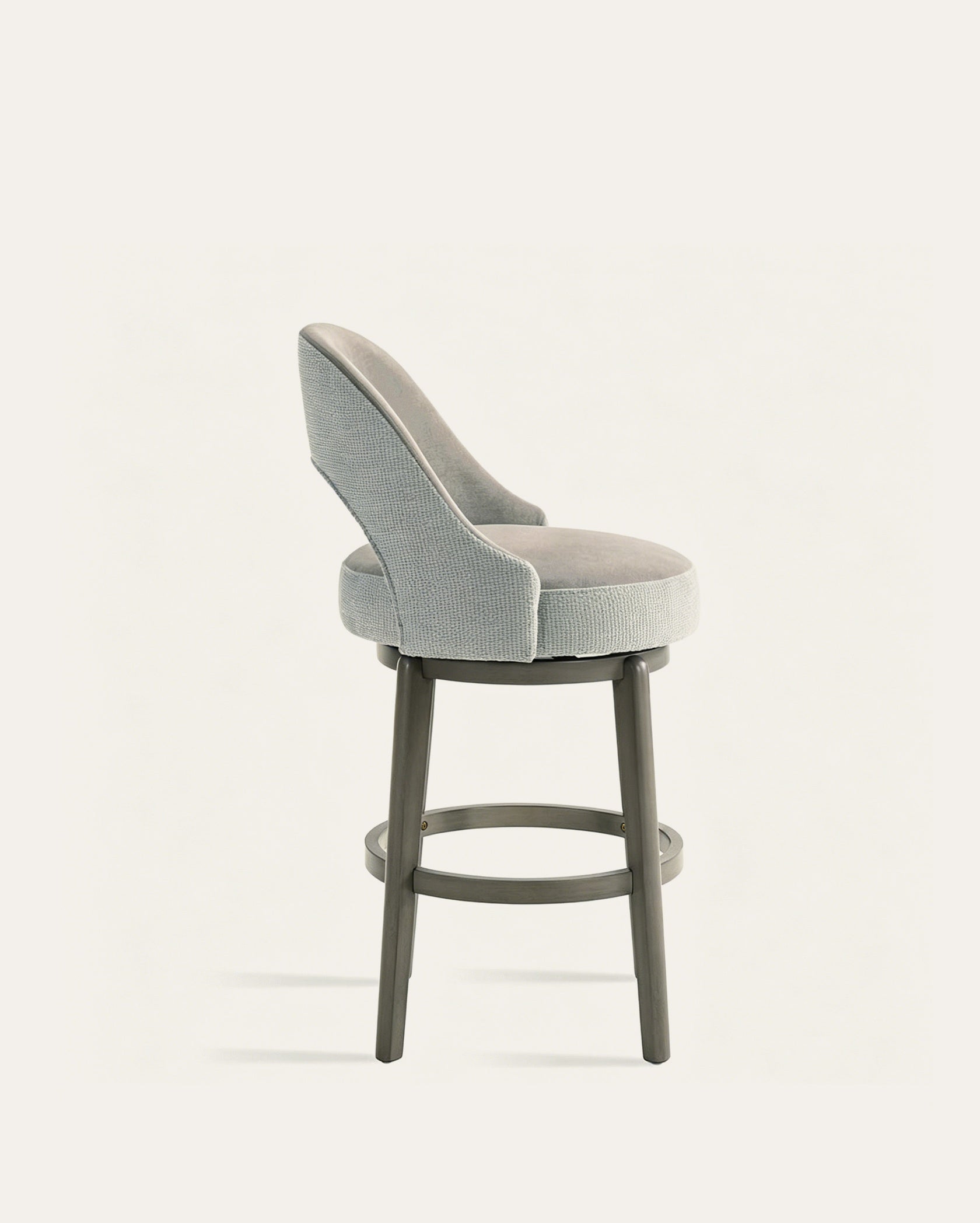 La Jolla Swivel Velvet Counter Stools, Set of 2