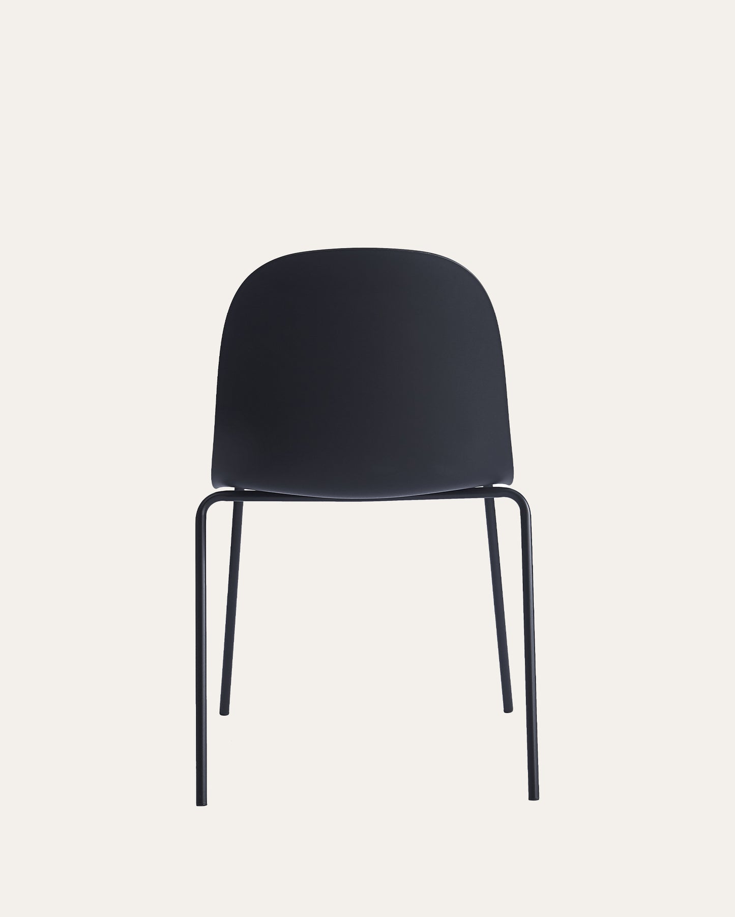 Kyoto Industrial Dining Chair – Black, Set of 4