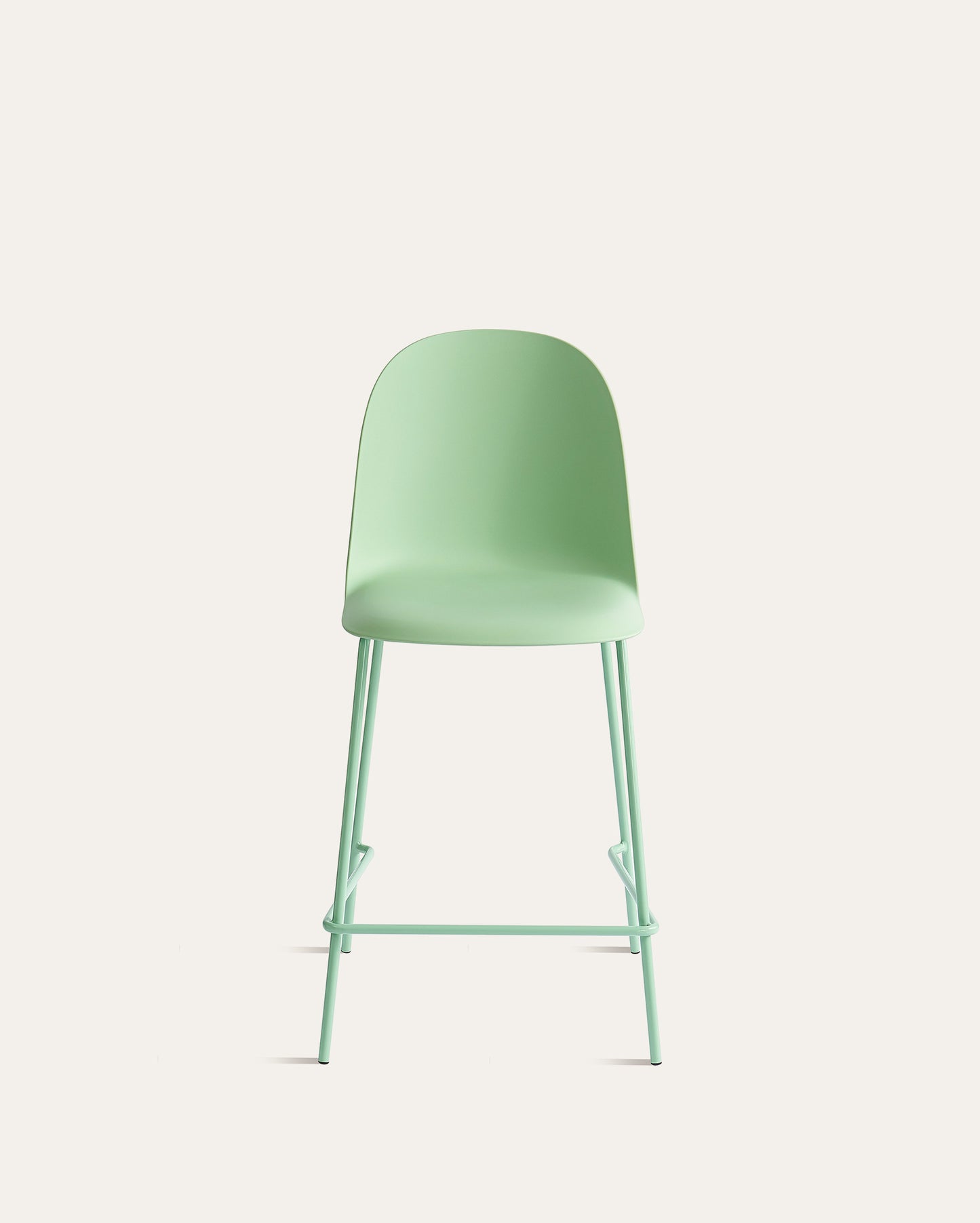 Kyoto Minimalist Industrial Counter Stool – Green, Set of 4