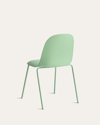 Kyoto Industrial Dining Chair – Green, Set of 4