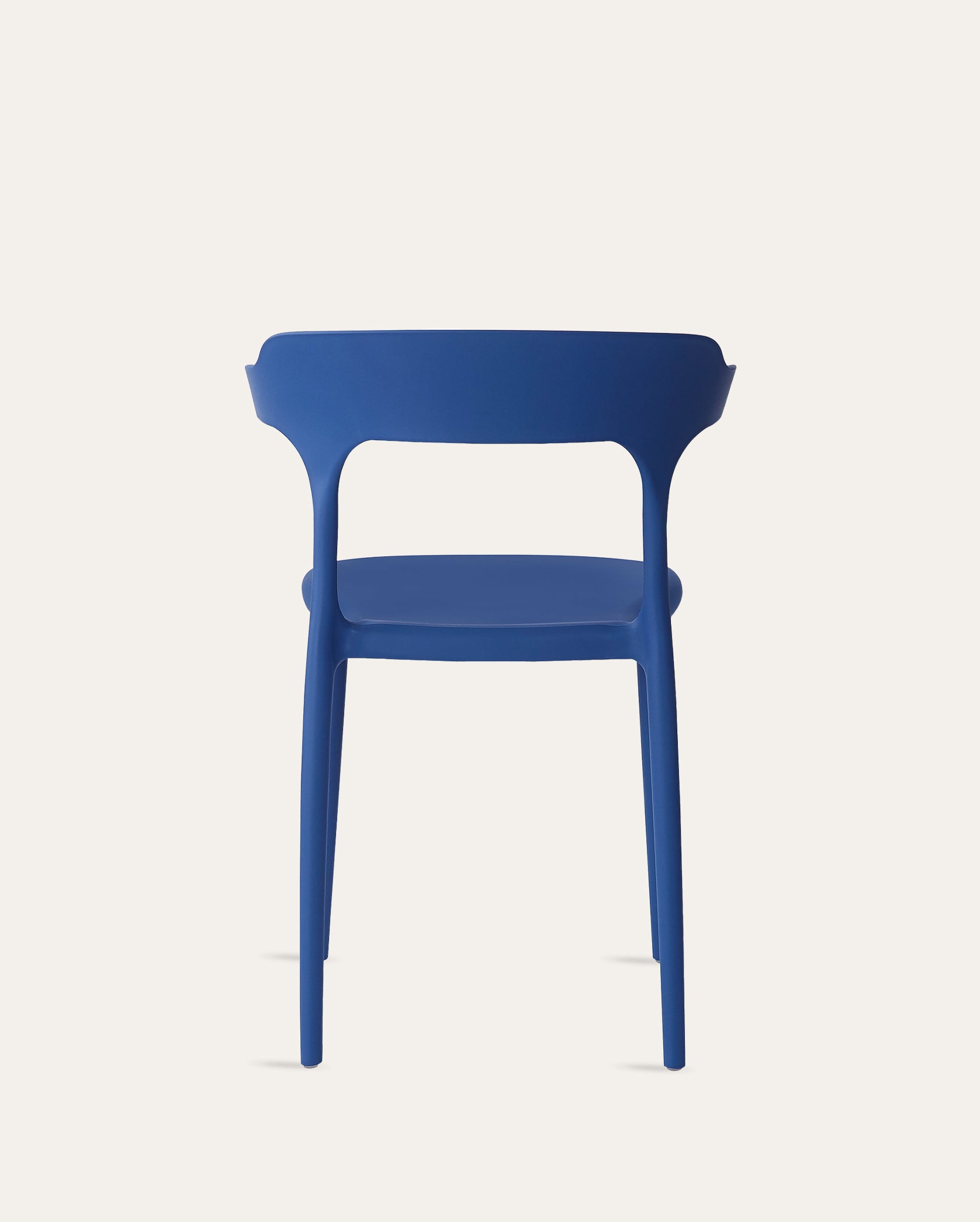 Nara Stackable Chairs - Set of 4, Cobalt Blue
