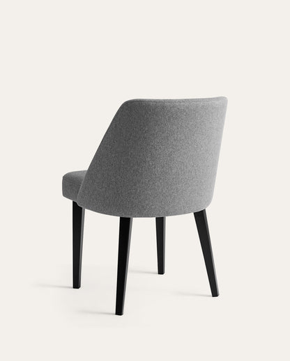 Paros Upholstered Dining Chairs, Gray, Set of 2