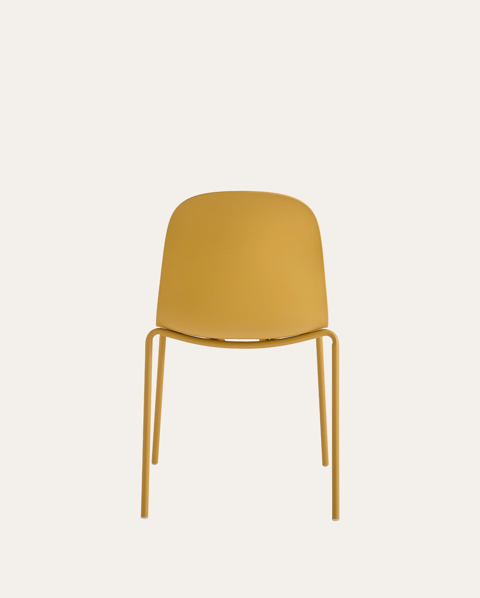 Wilshire Soft Curve Dining Chair - Mustard Yellow, Set of 4