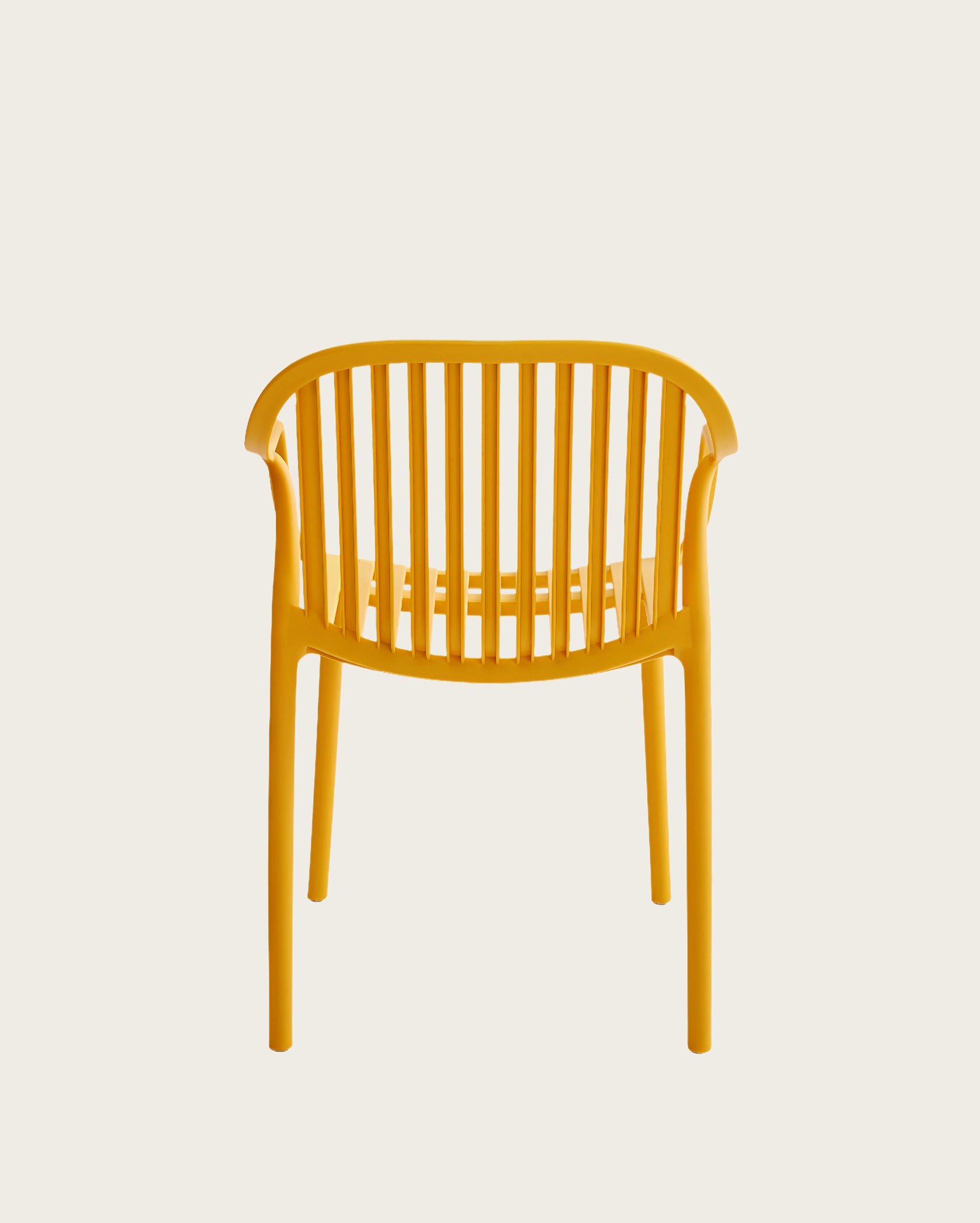 Dana Point Stackable Chairs - Set of 4, Yellow