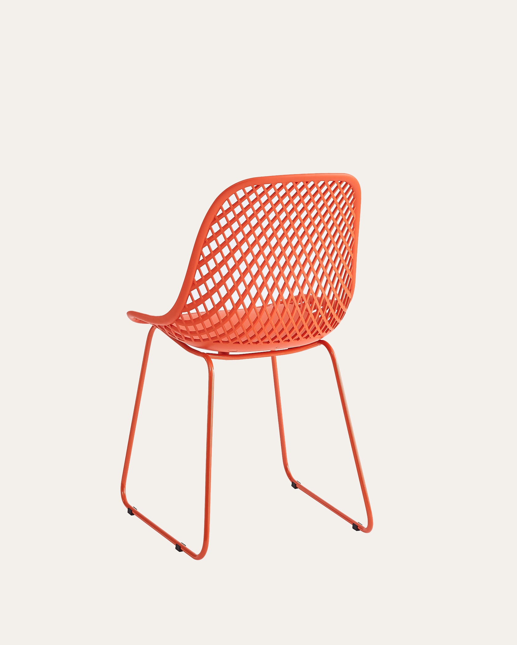 Griffith Contemporary Dining Chair - Blood Orange, Set of 4