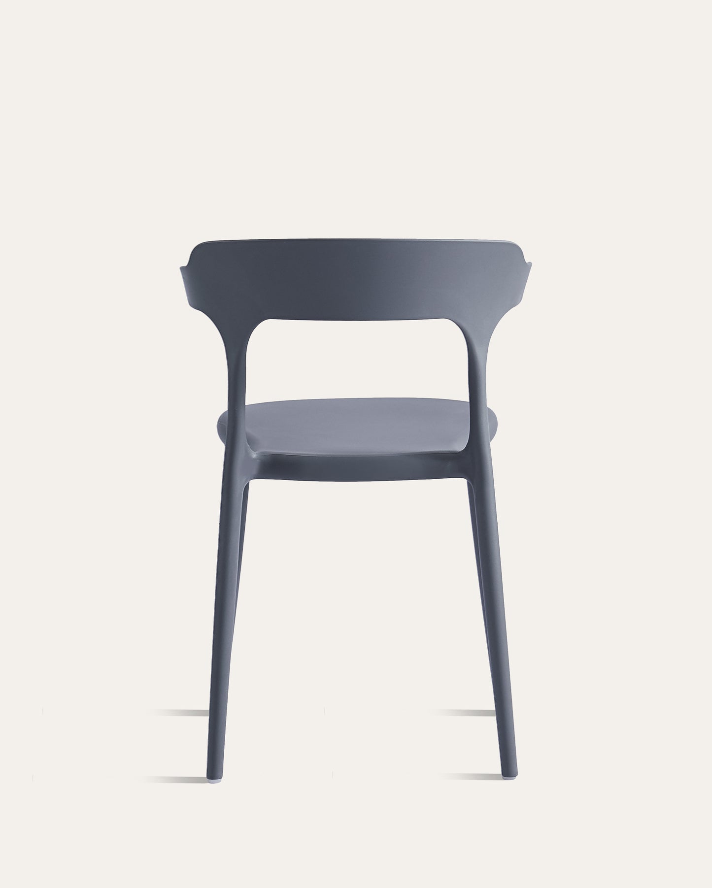 Nara Stackable Chairs, Set of 4, Grey