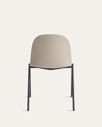Berlin Contemporary Minimalist Dining Chair – Camel, Set of 4