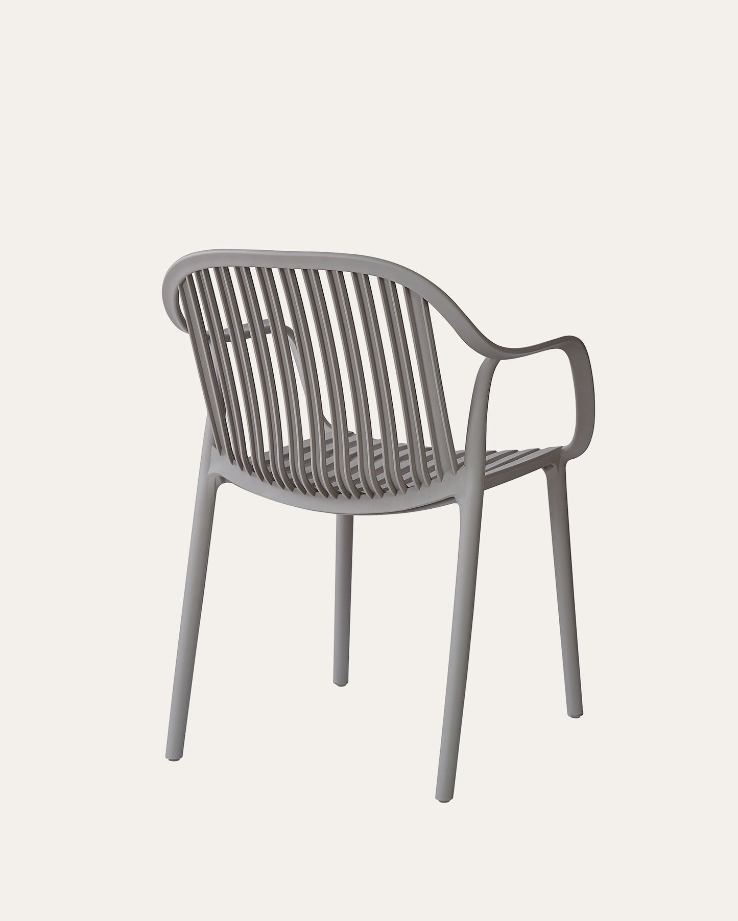 Everest Stackable Chairs, Grey, Set of 4