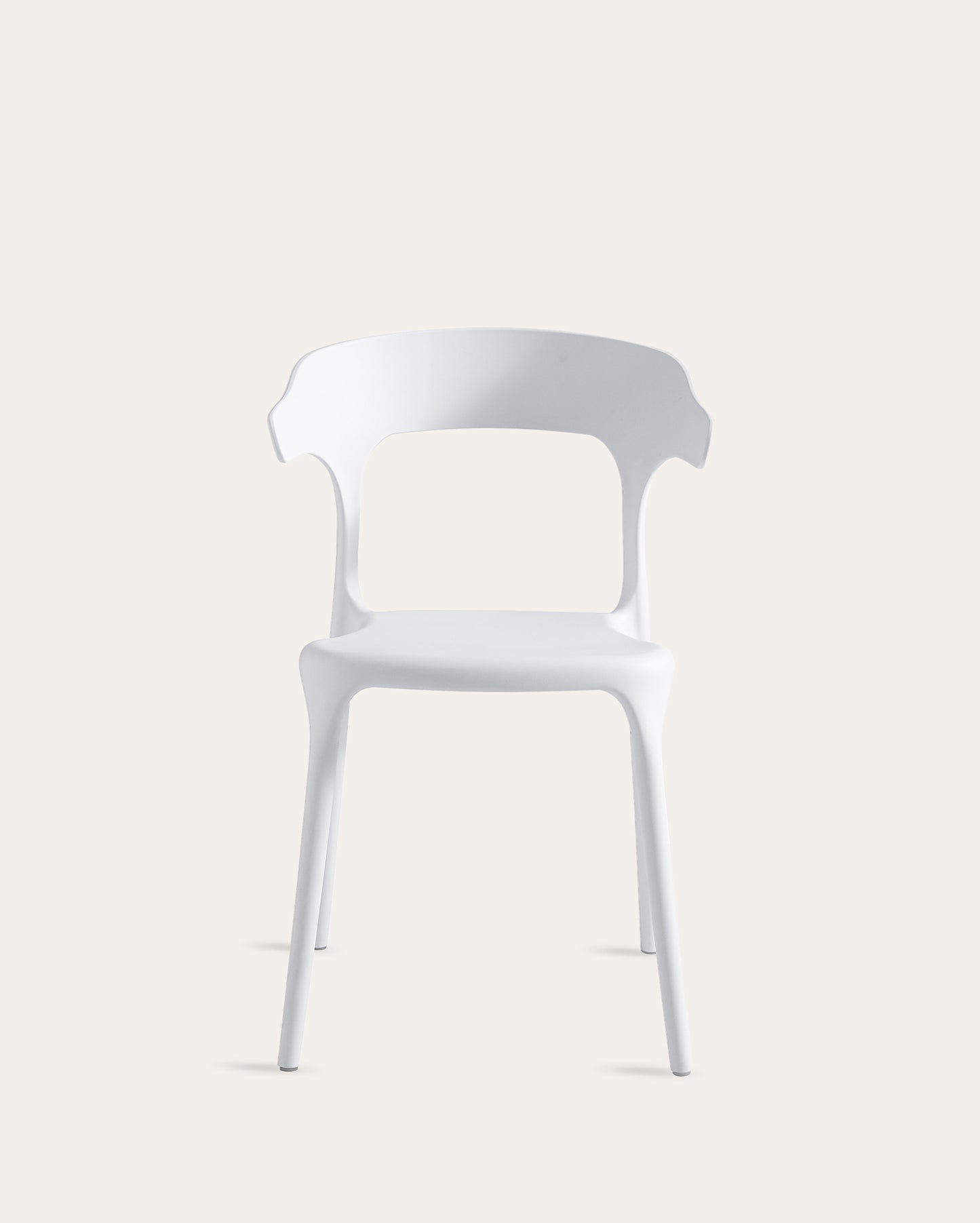 Nara Stackable Chairs, Set of 4, White