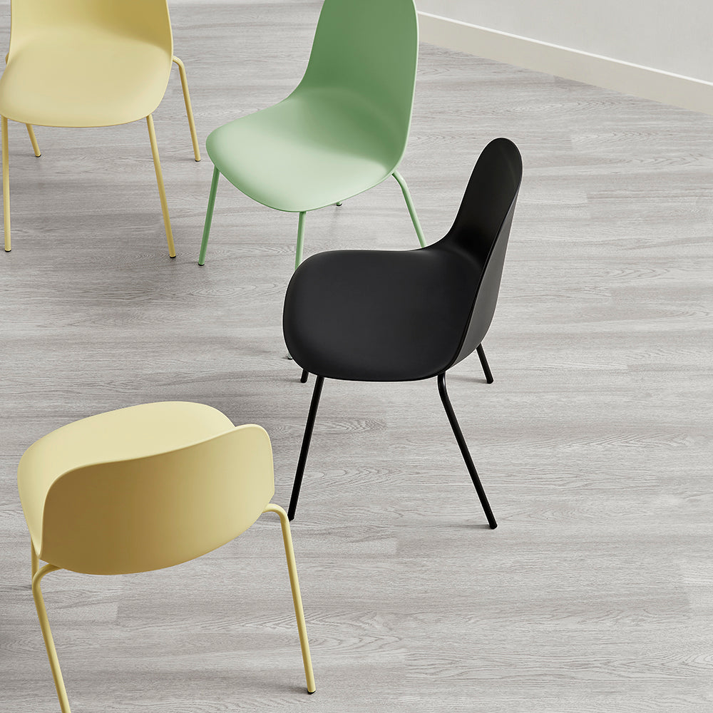 Wilshire Minimalist Dining Chair – Green, Set of 4