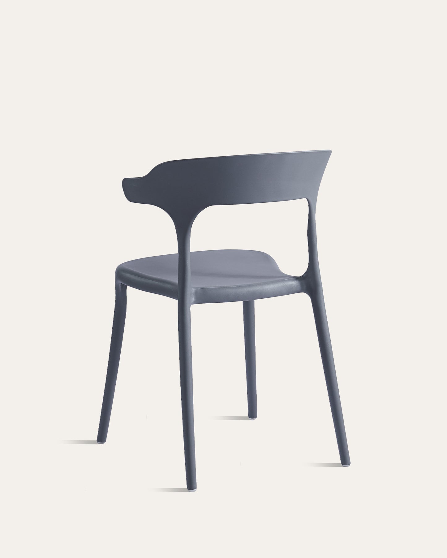 Nara Stackable Chairs, Set of 4, Grey