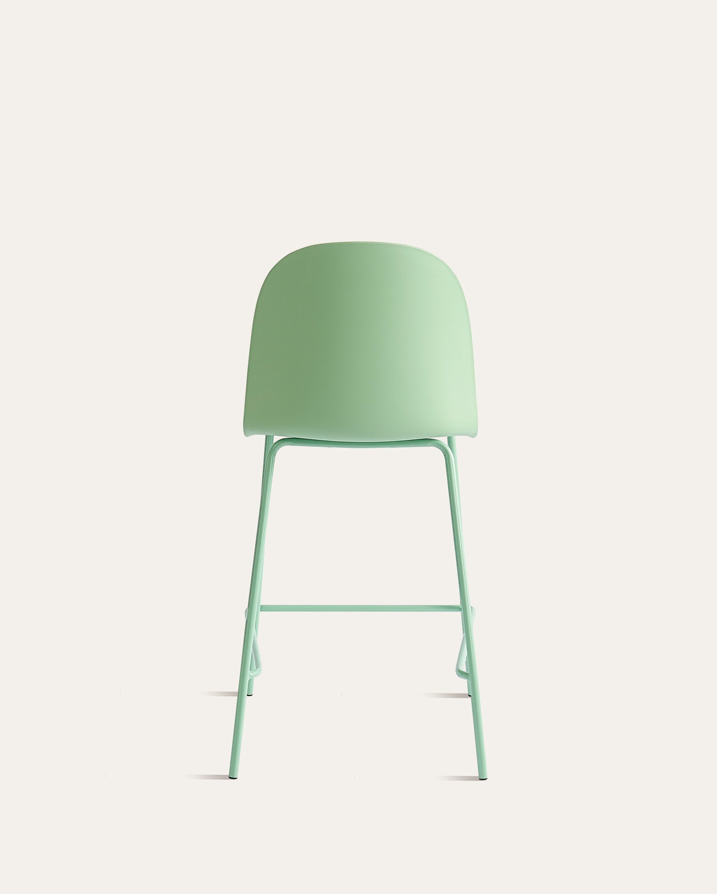 Kyoto Minimalist Industrial Counter Stool – Green, Set of 4