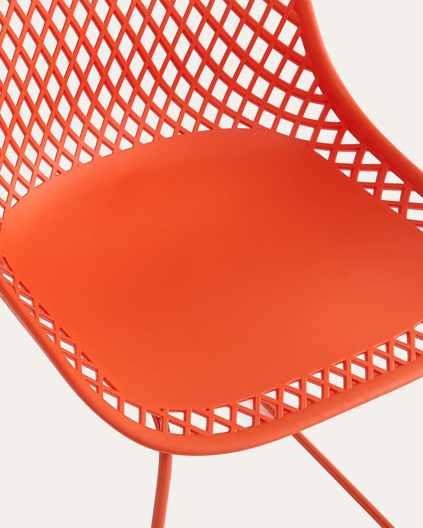 Griffith Contemporary Dining Chair - Blood Orange, Set of 4