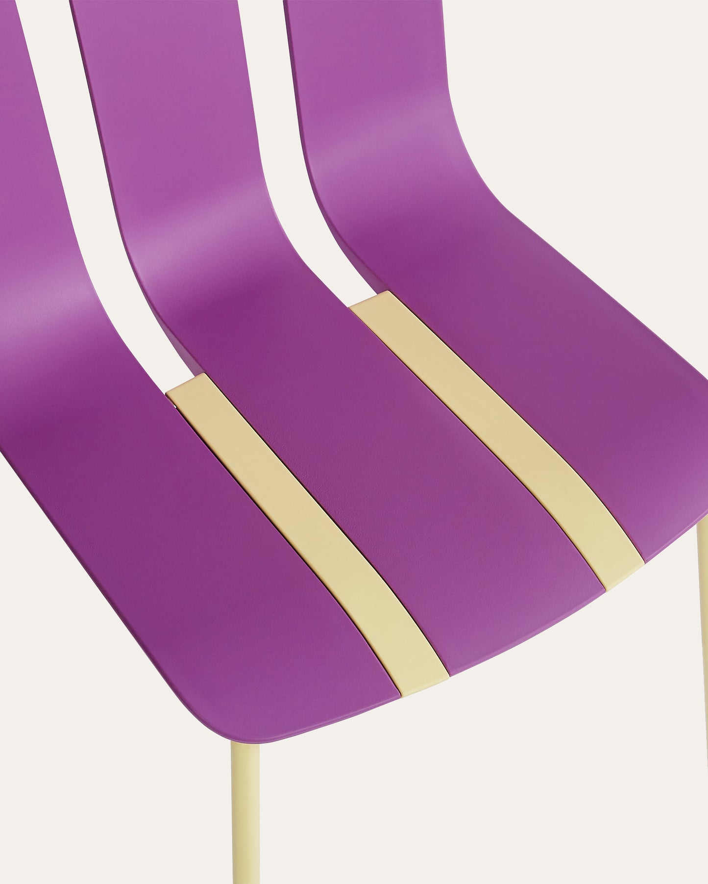 Marlow Chairs – Purple & Yellow, Set of 4