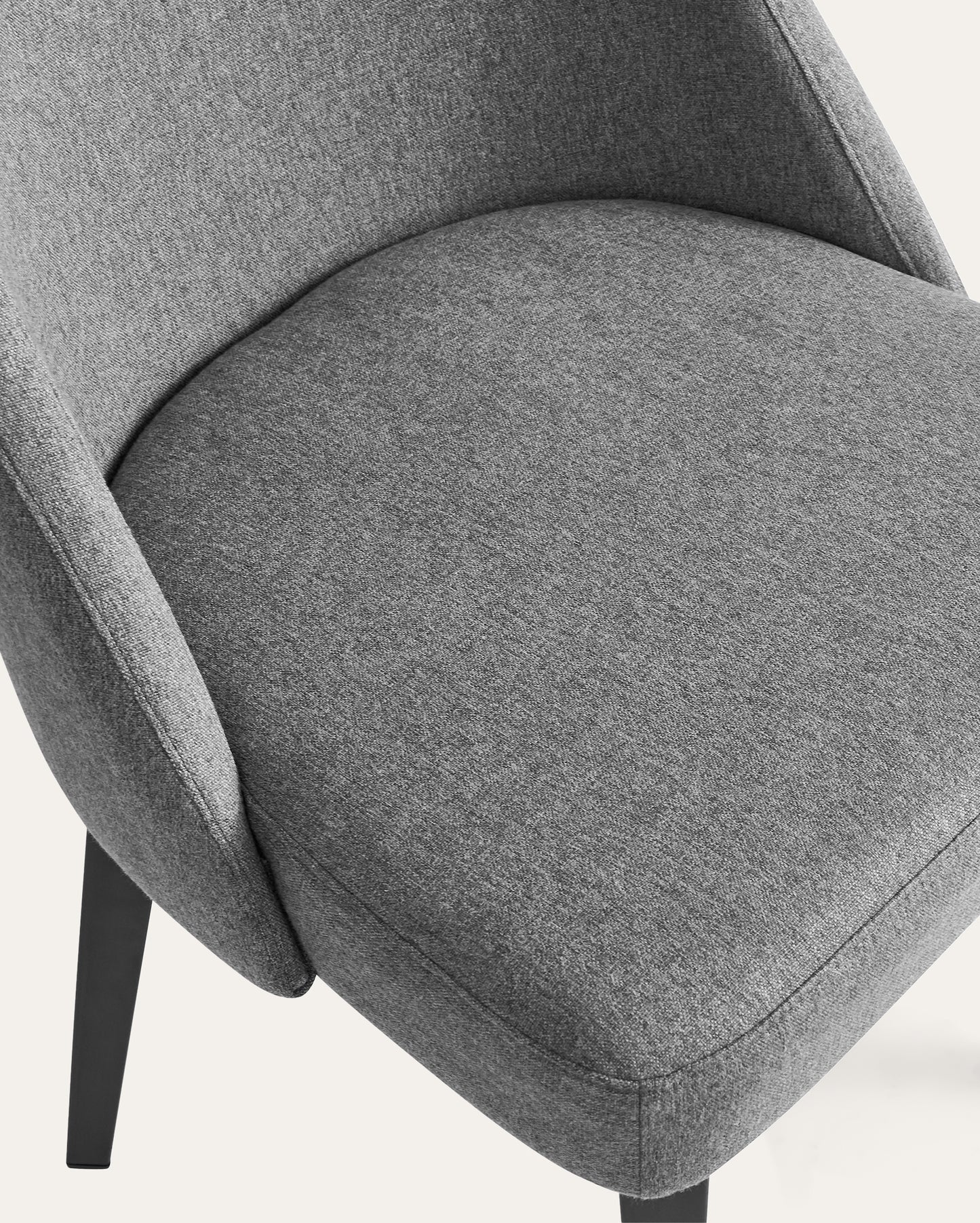 Paros Upholstered Dining Chairs, Gray, Set of 2