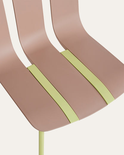 Marlow Chairs – Camel & Green, Set of 4