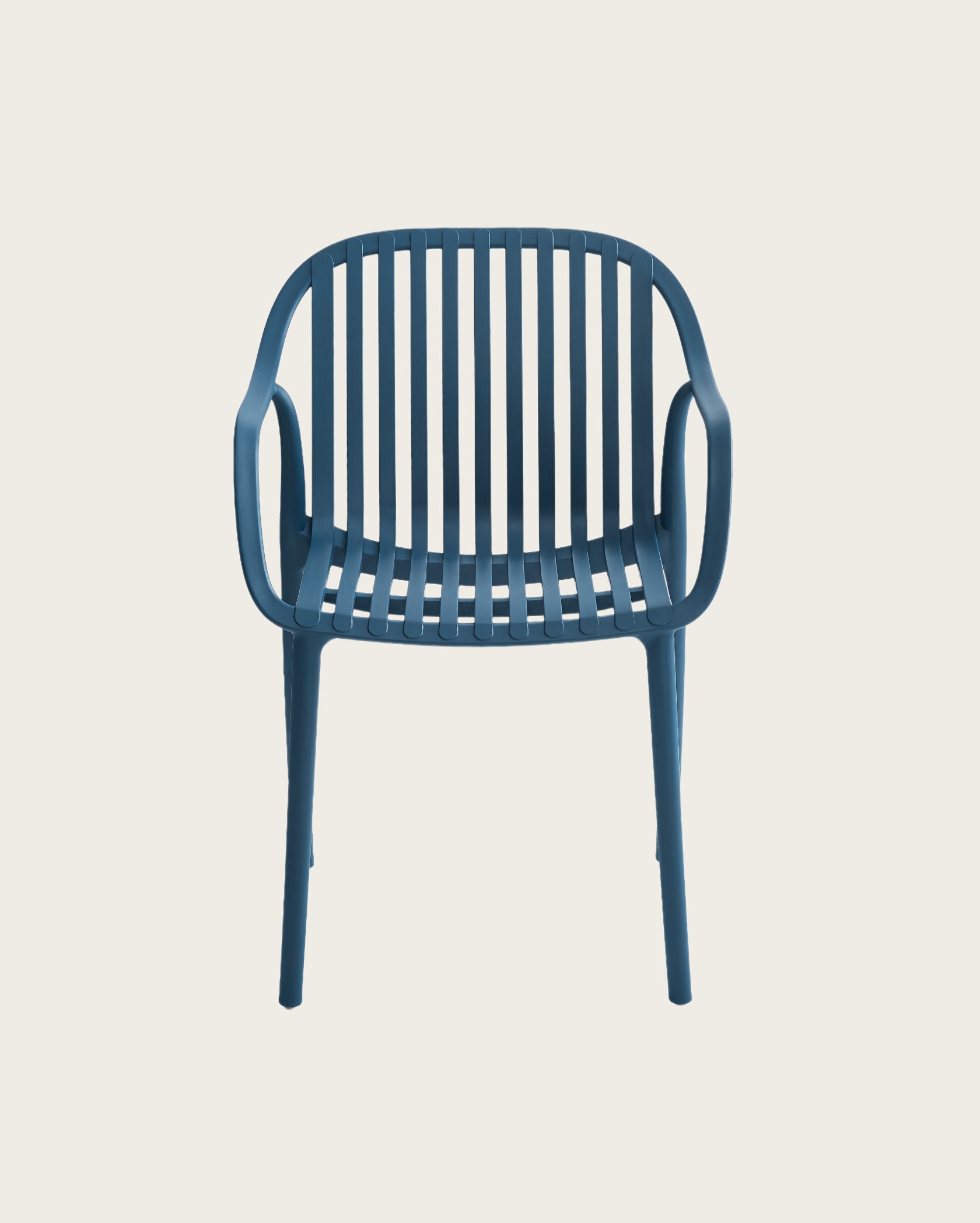 Dana Point Stackable Chairs - Set of 4, Space Blue