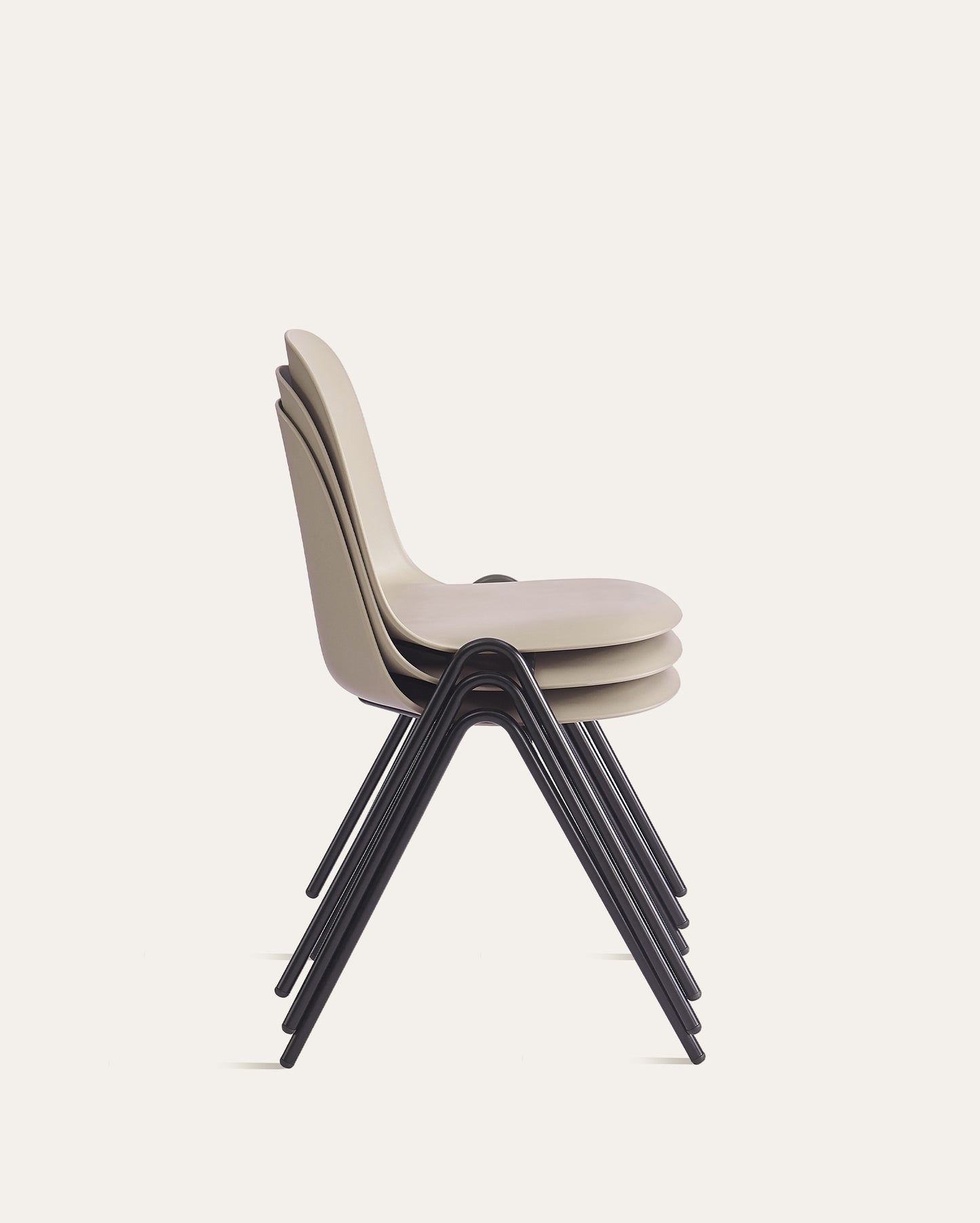 Berlin Contemporary Minimalist Dining Chair – Camel, Set of 4