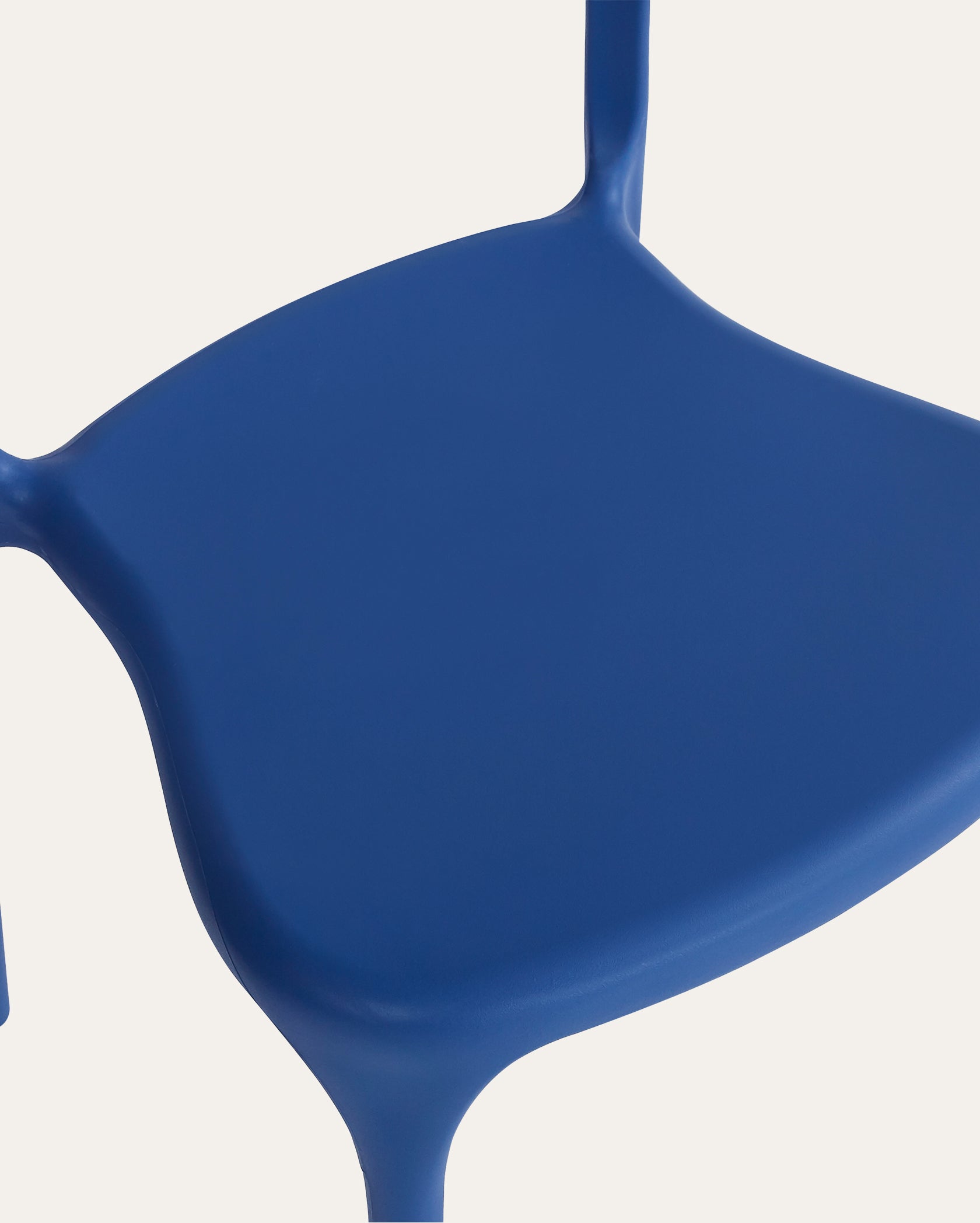 Nara Stackable Chairs - Set of 4, Cobalt Blue