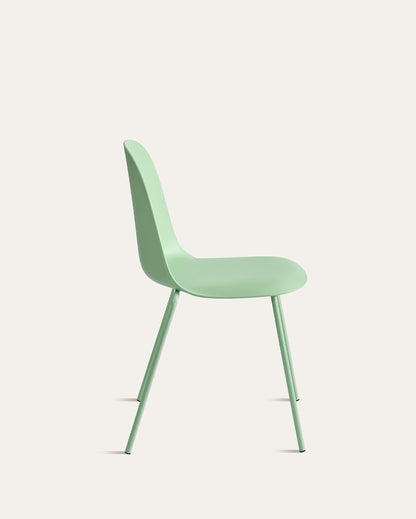 Kyoto Industrial Dining Chair – Green, Set of 4