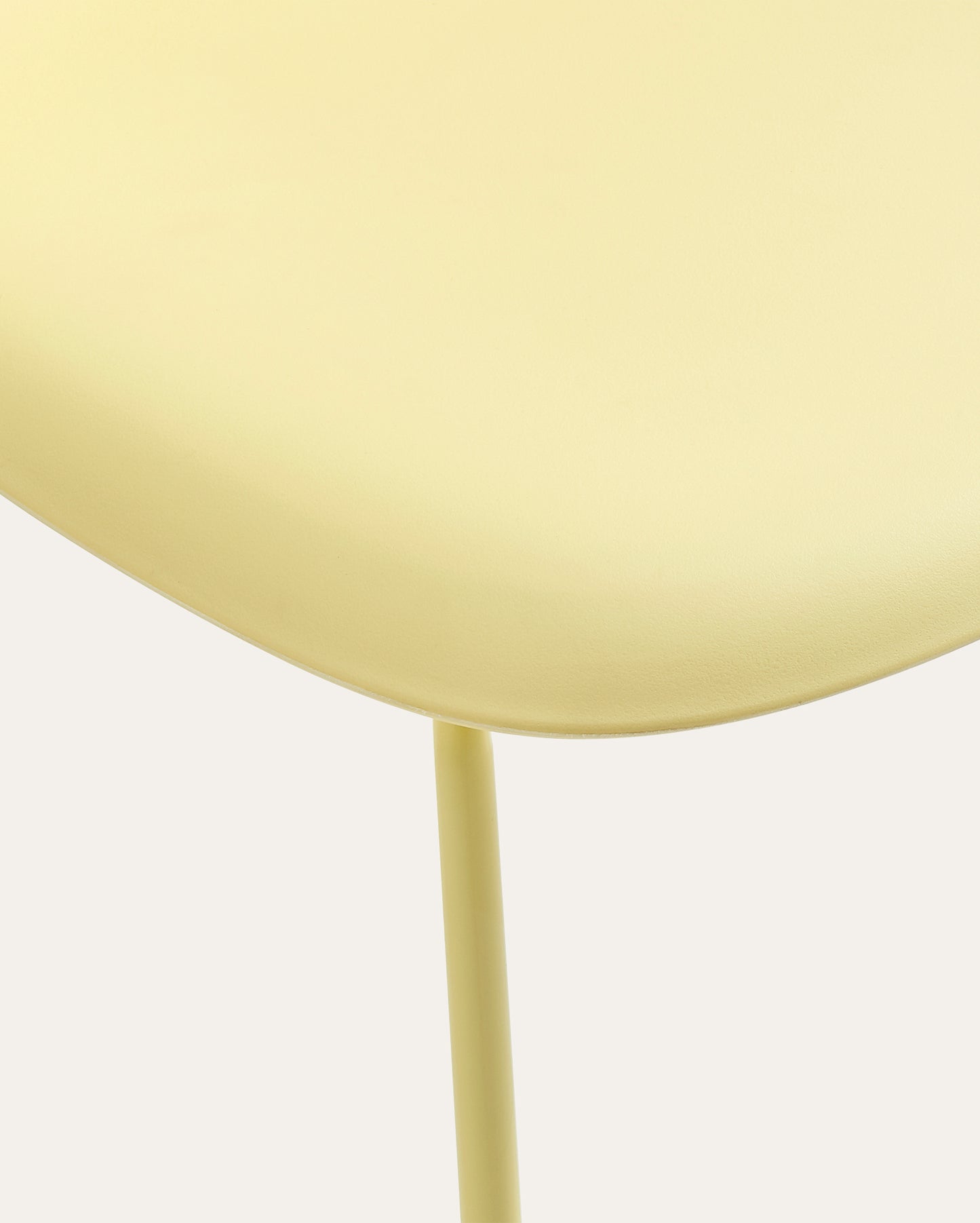 Kyoto Industrial Dining Chair – Light Yellow, Set of 4