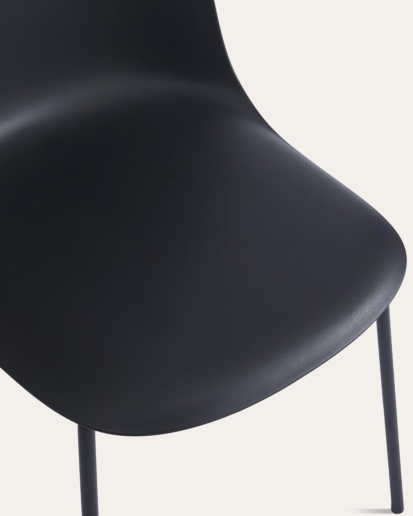 Kyoto Industrial Dining Chair – Black, Set of 4