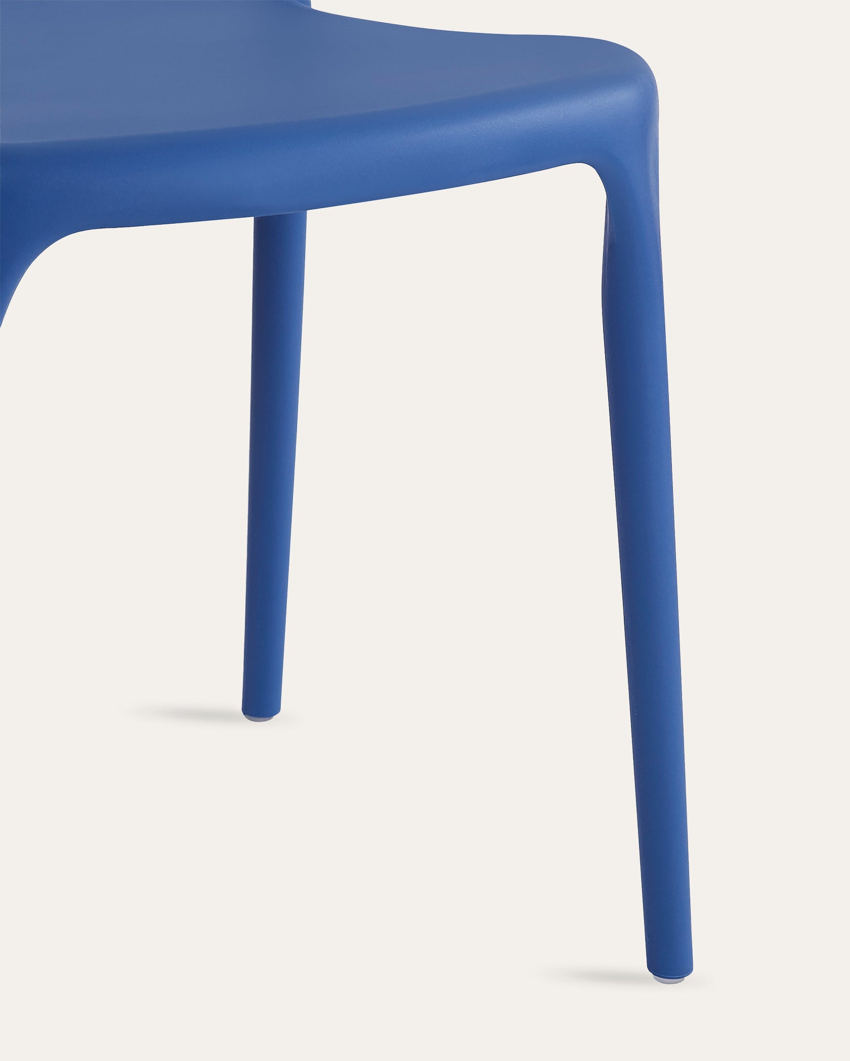 Nara Stackable Chairs - Set of 4, Cobalt Blue