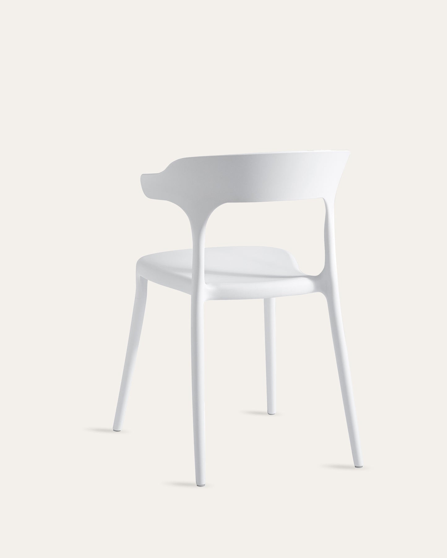 Nara Stackable Chairs, Set of 4, White