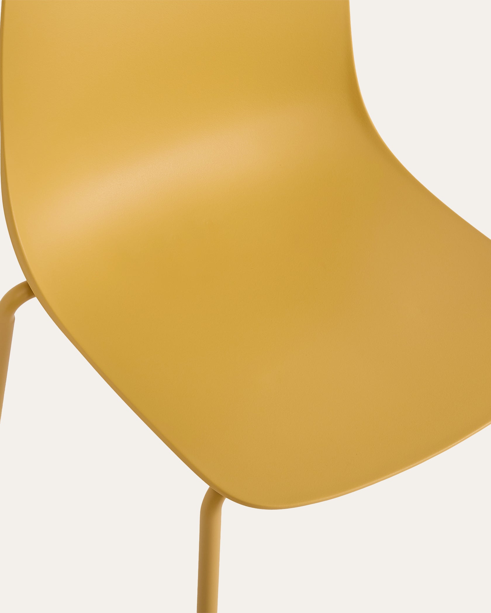 Wilshire Soft Curve Dining Chair - Mustard Yellow, Set of 4