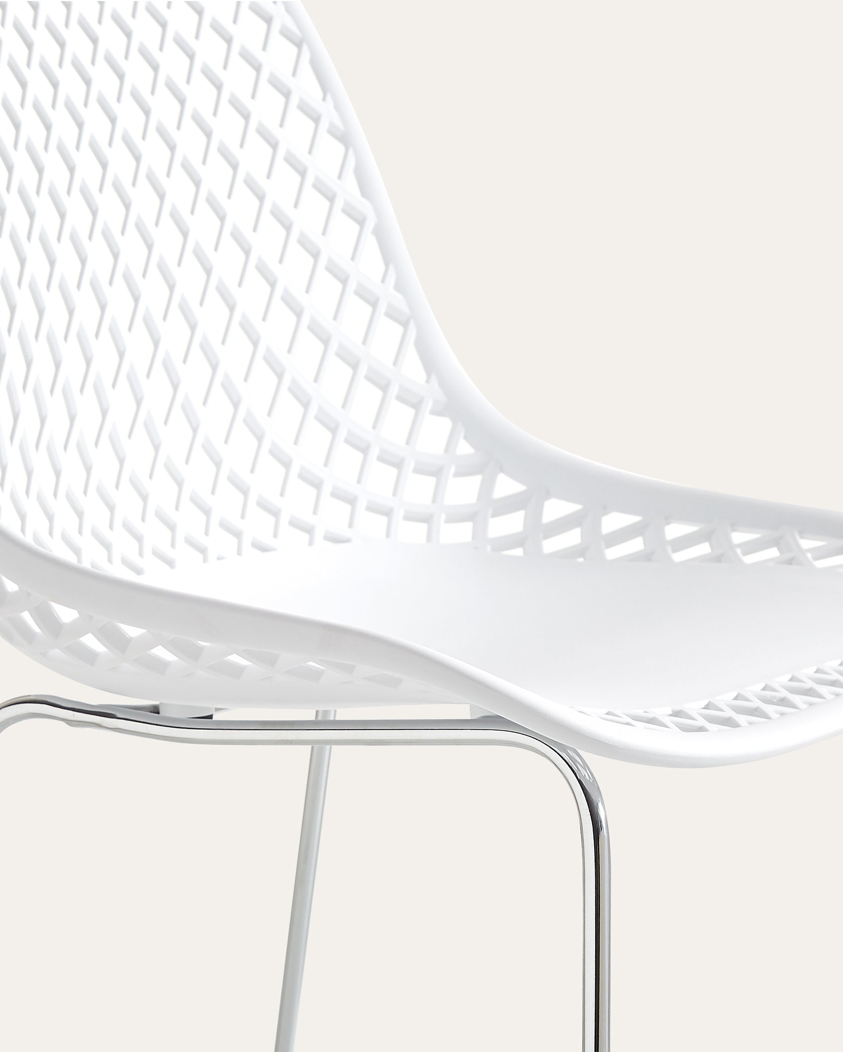 Griffith Contemporary Dining Chair - White, Set of 4