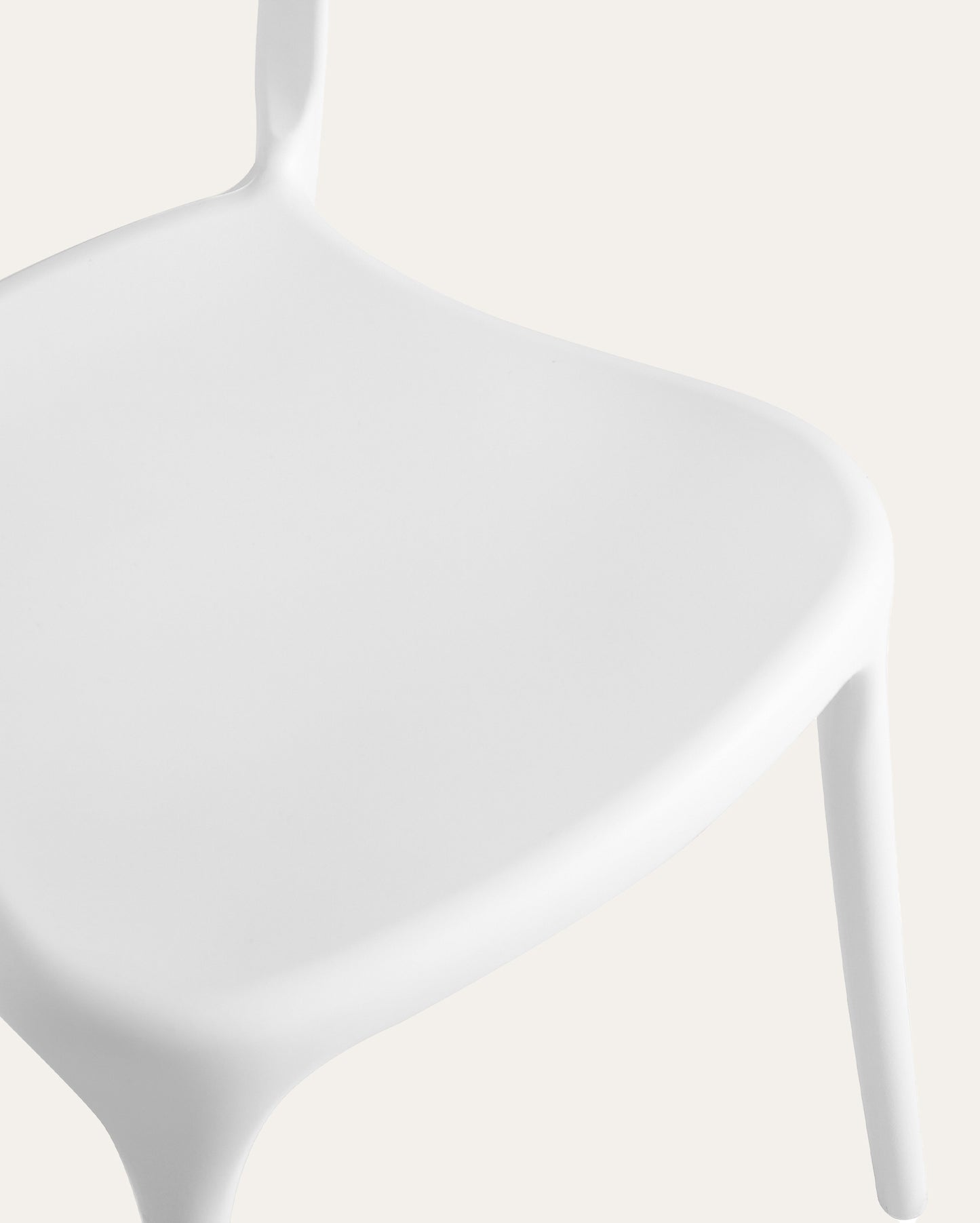 Nara Stackable Chairs, Set of 4, White
