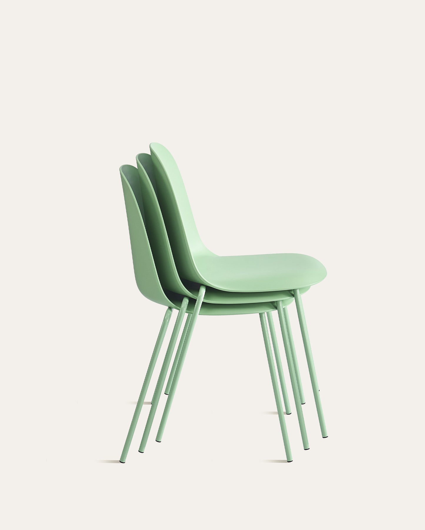 Kyoto Industrial Dining Chair – Green, Set of 4