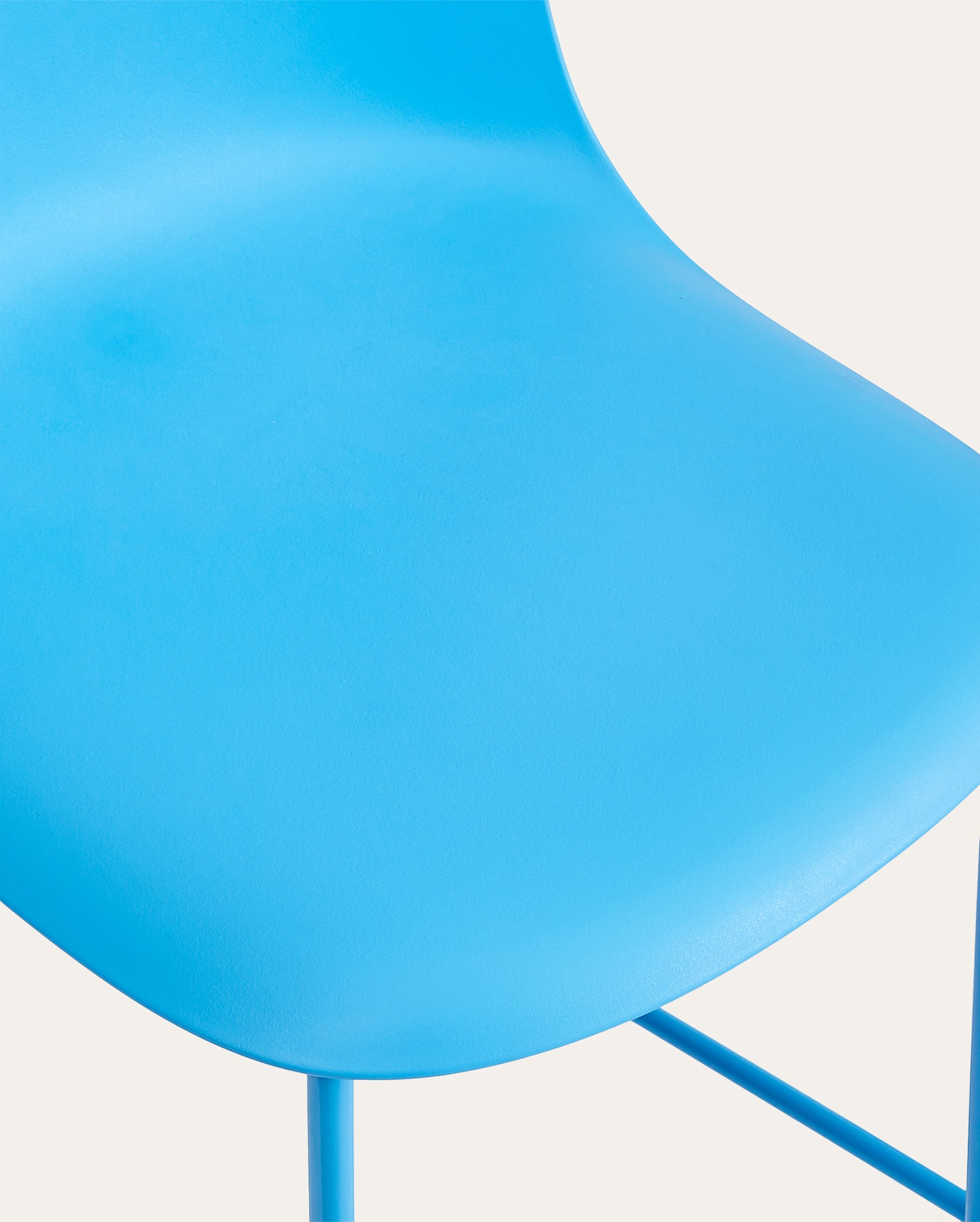 Wilshire Minimalist Counter Stool – Sky Blue, Set of 4