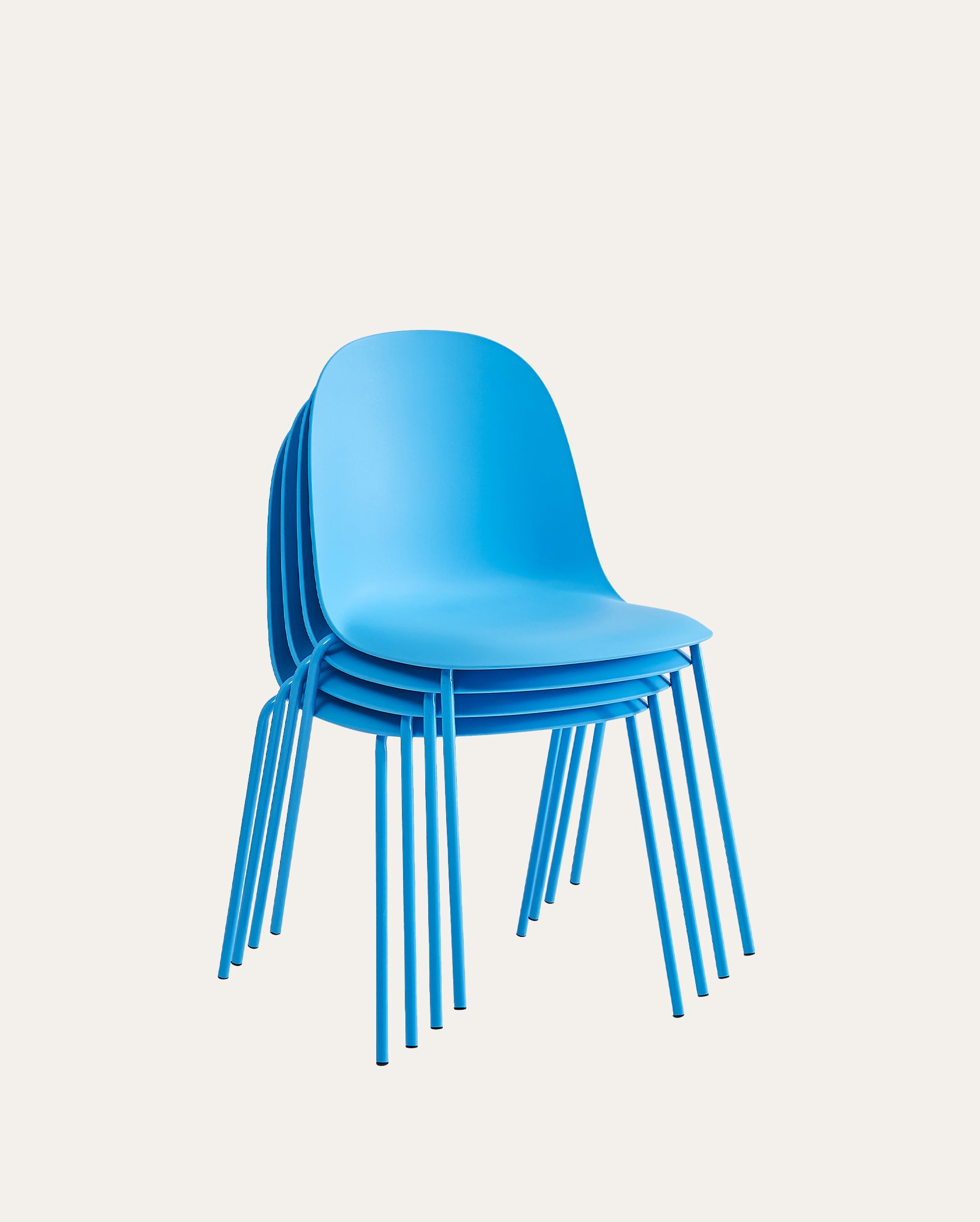 Wilshire Minimalist Dining Chair – Blue, Set of 4