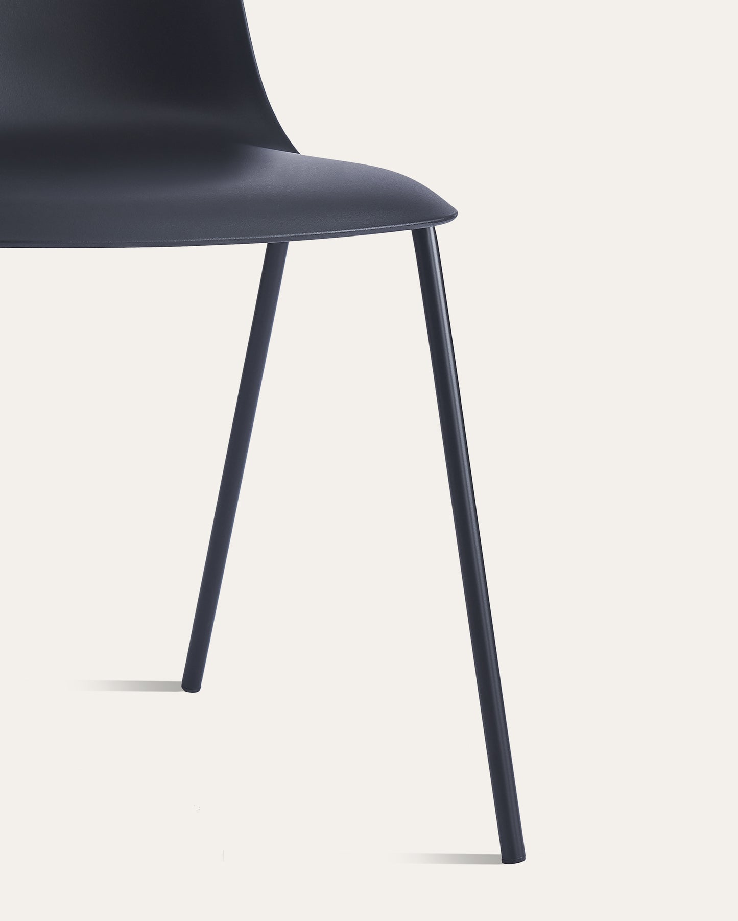 Kyoto Industrial Dining Chair – Black, Set of 4