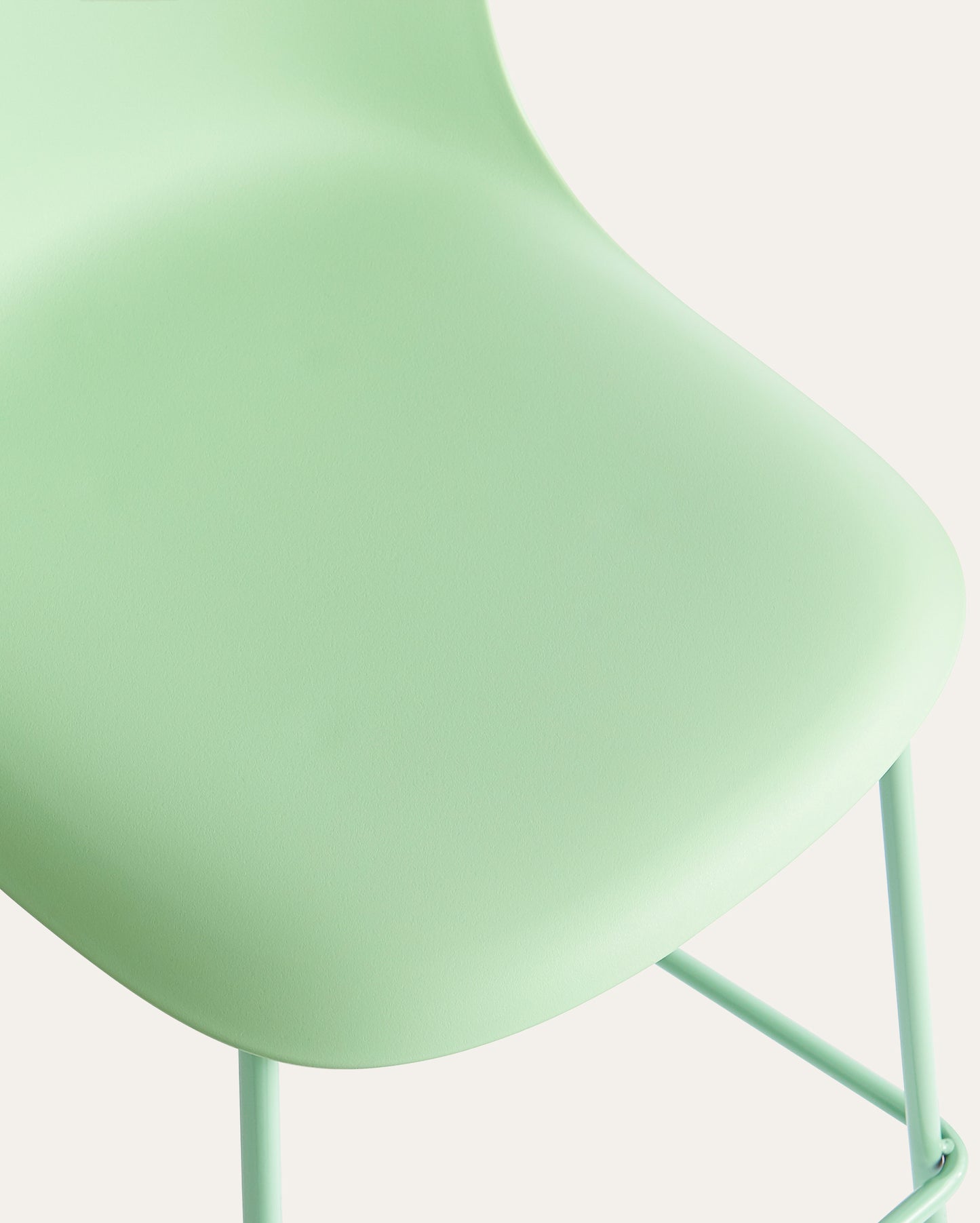Kyoto Minimalist Industrial Counter Stool – Green, Set of 4