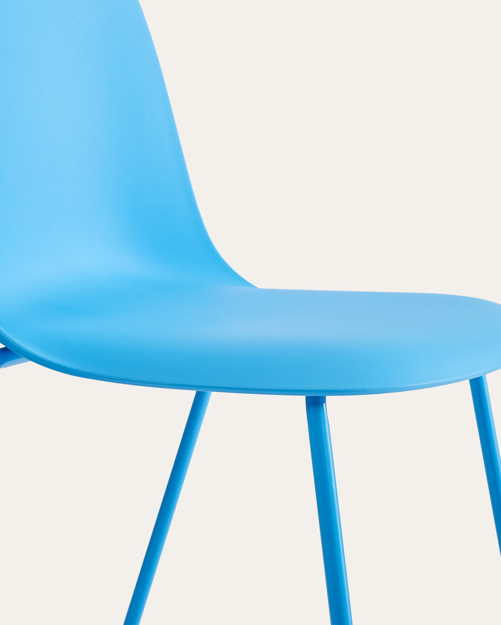 Wilshire Minimalist Dining Chair – Blue, Set of 4