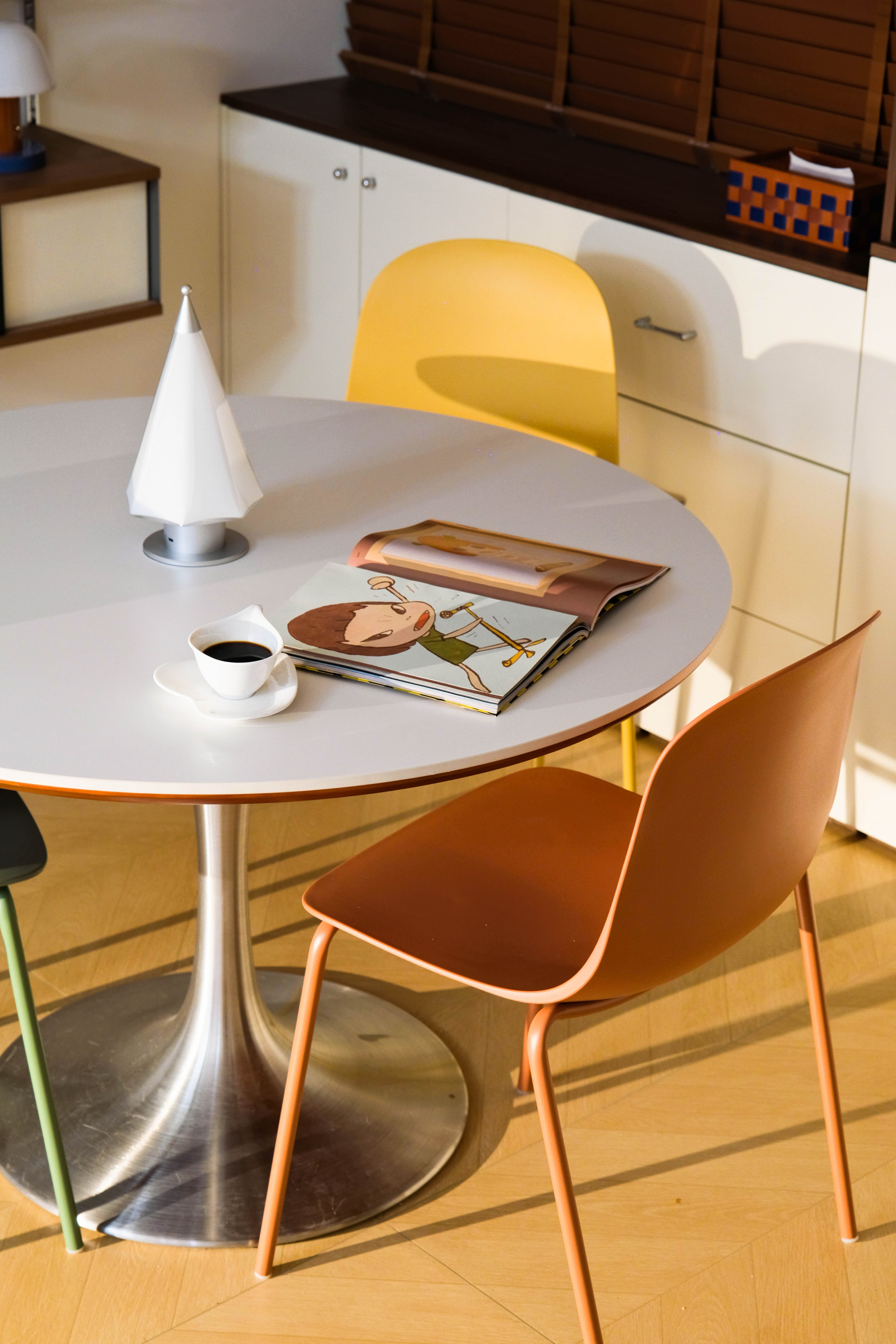 Wilshire Soft Curve Dining Chair - Terracotta, Set of 4