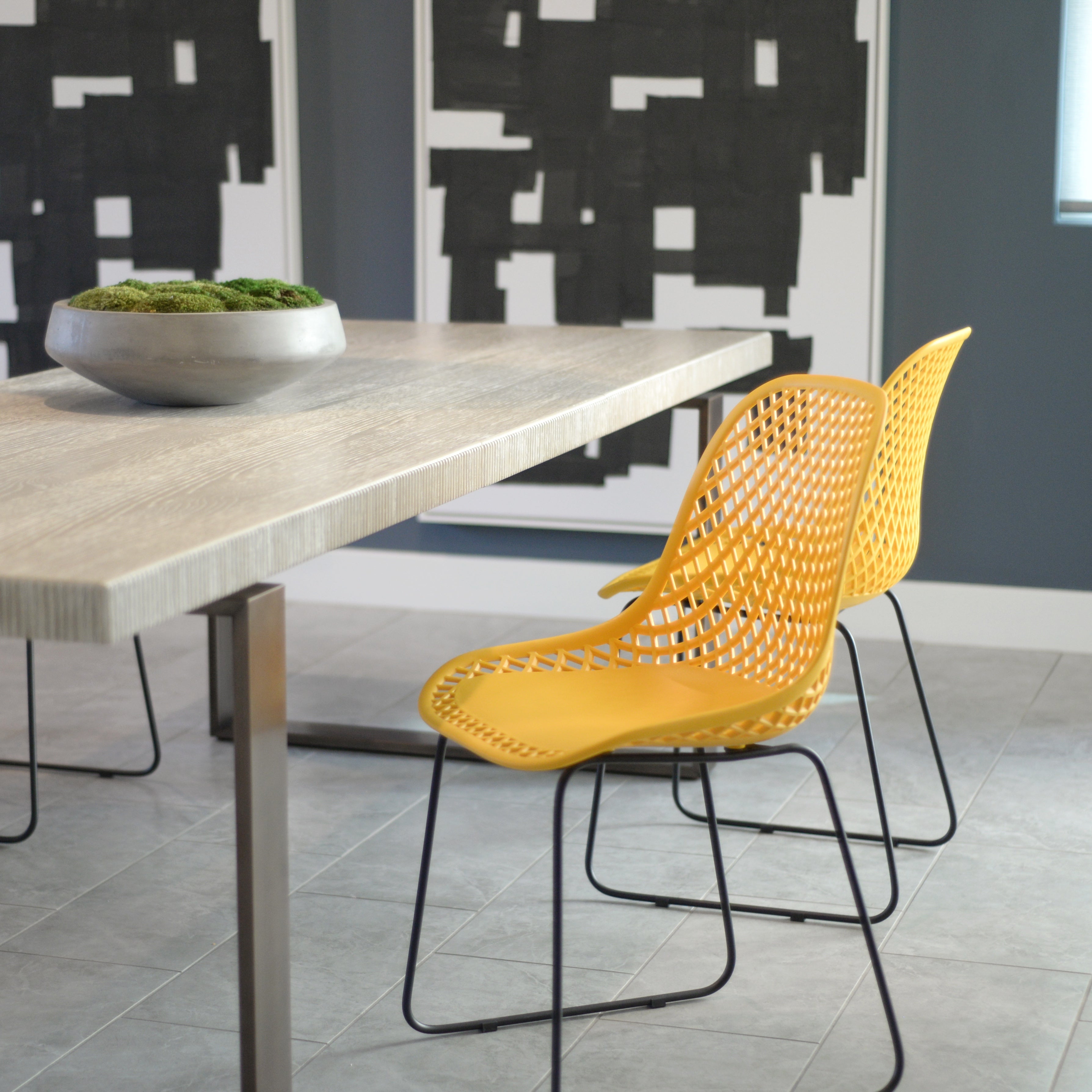 Bari Chair - Set of 4, Yellow