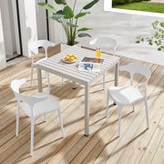 Dana Point Table with Coachella Chairs Dining Set