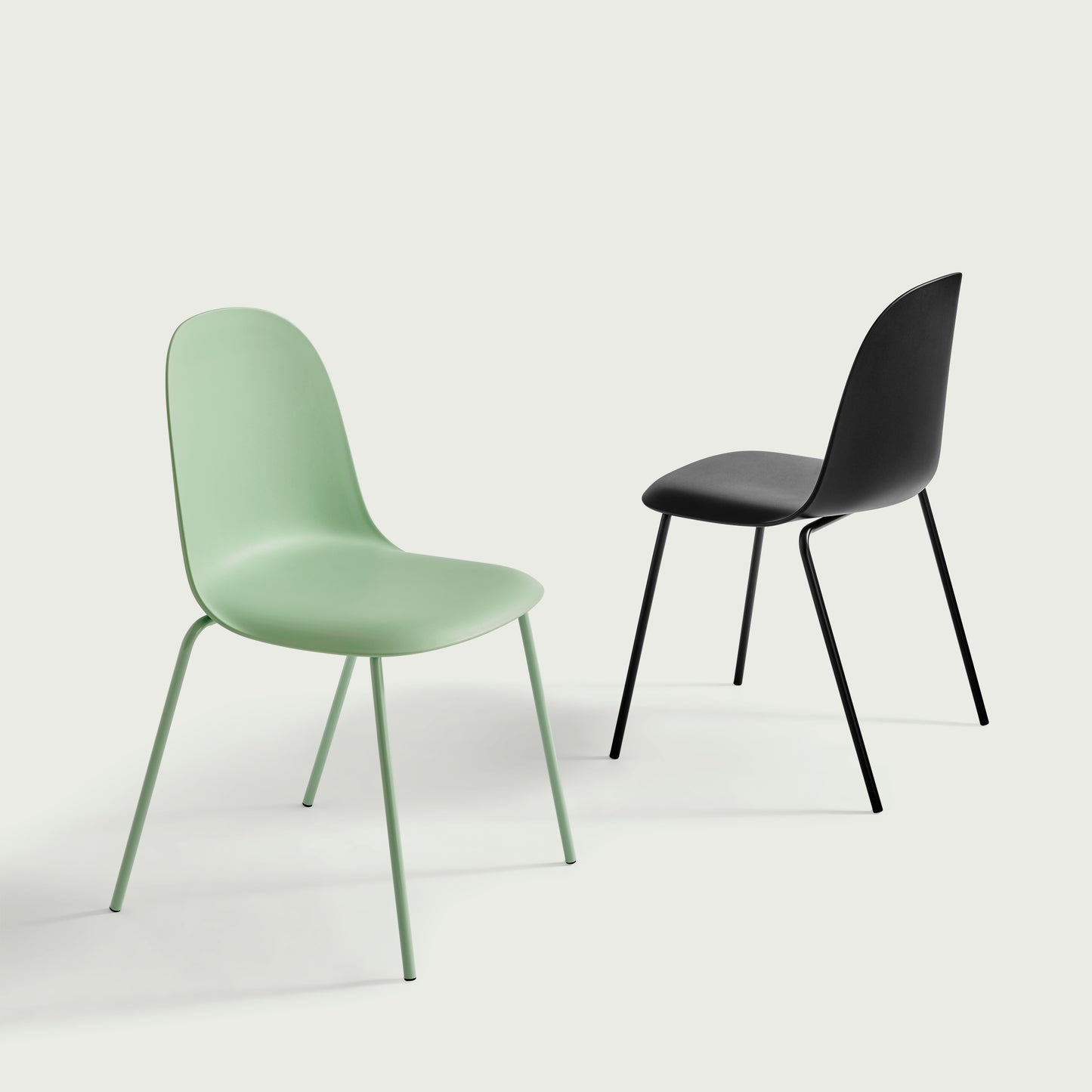 Kyoto Industrial Dining Chair – Green, Set of 4