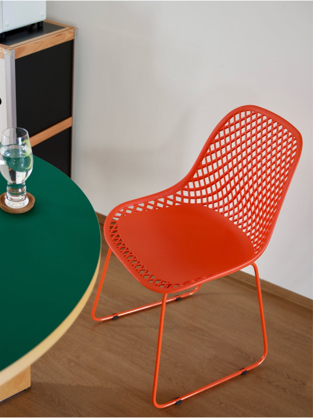 Griffith Contemporary Dining Chair - Blood Orange, Set of 4