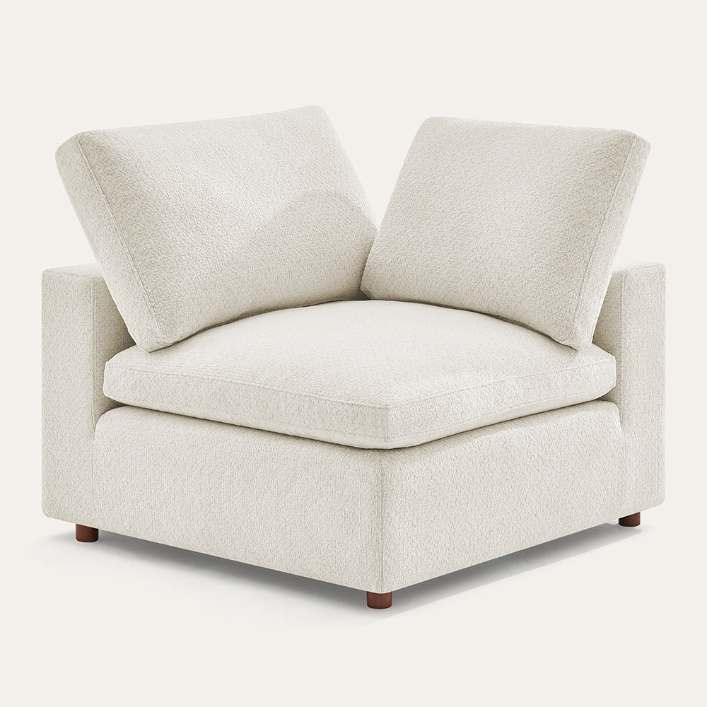 Serene minimalist comfort sofa of 6 pieces Corner set