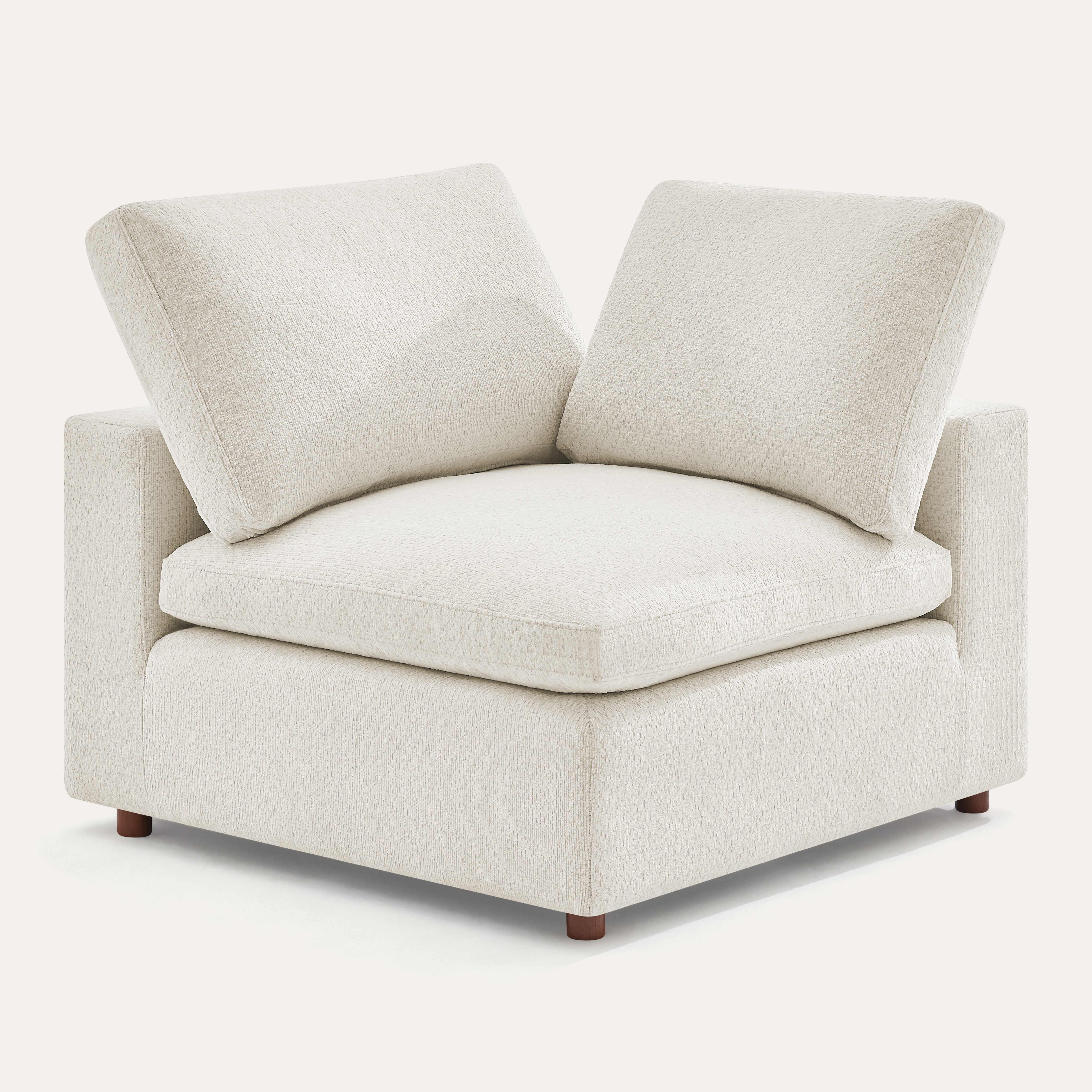 Serene minimalist comfort sofa of 5 pieces set