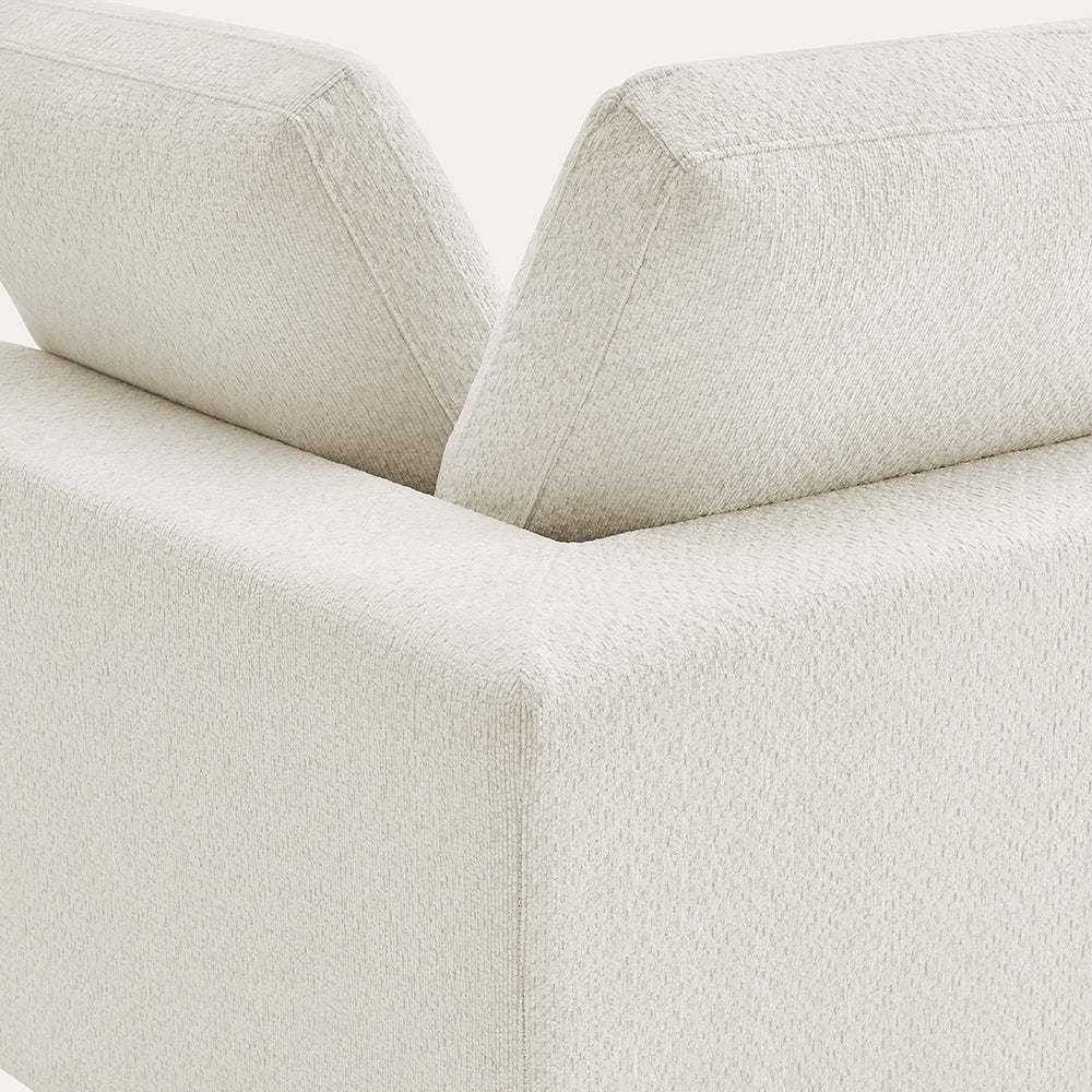 Serene minimalist comfort sofa of 6 pieces Corner set