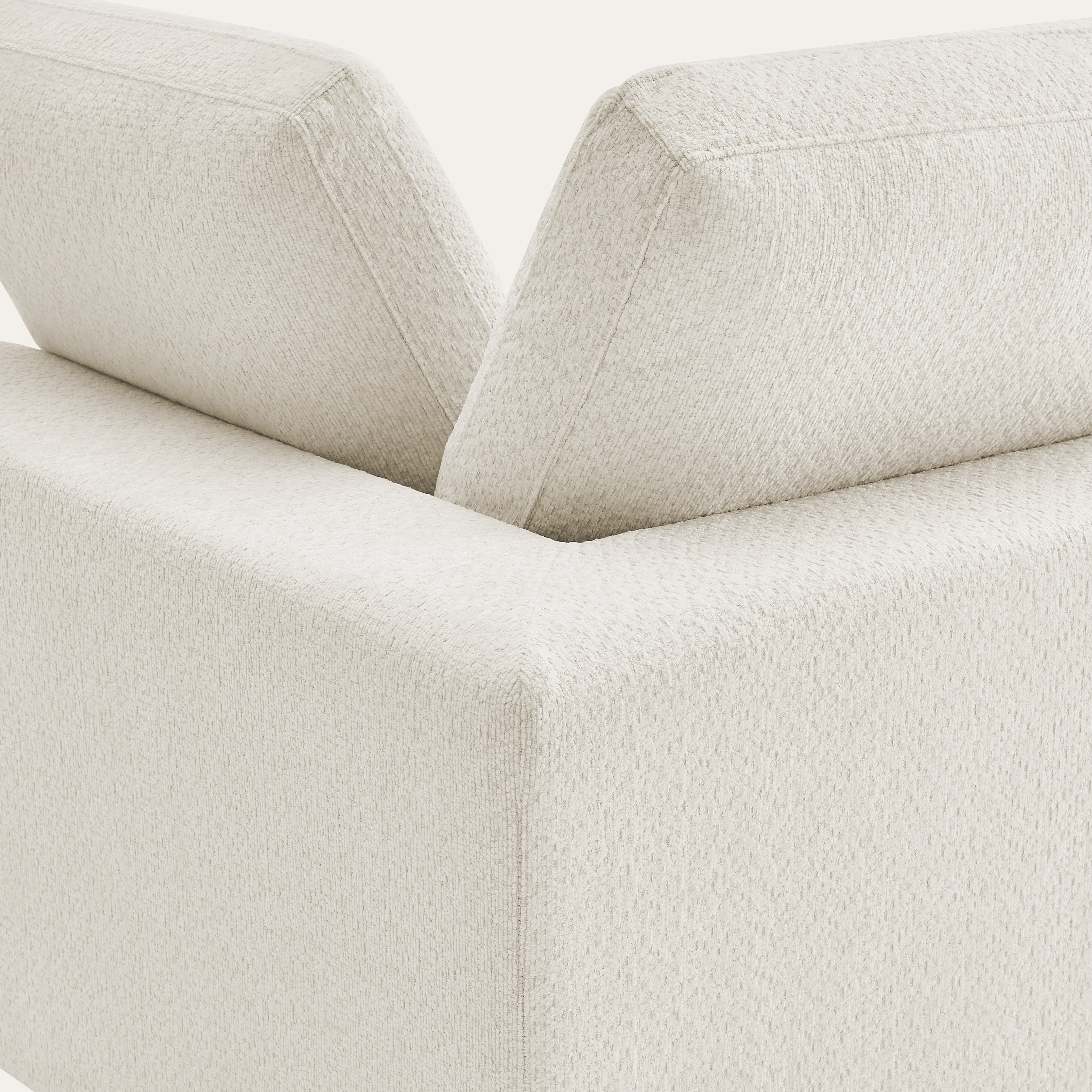 Serene minimalist comfort sofa of 6 pieces set
