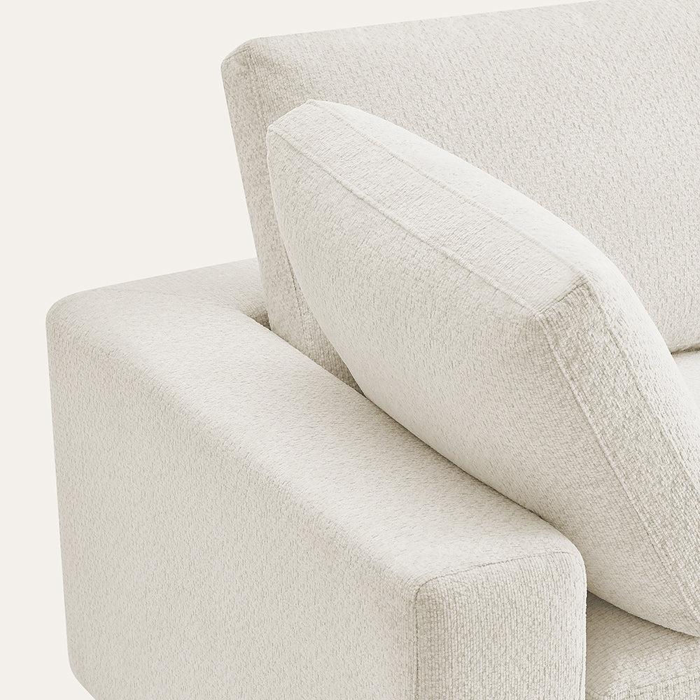 Serene minimalist comfort sofa of 6 pieces Corner set