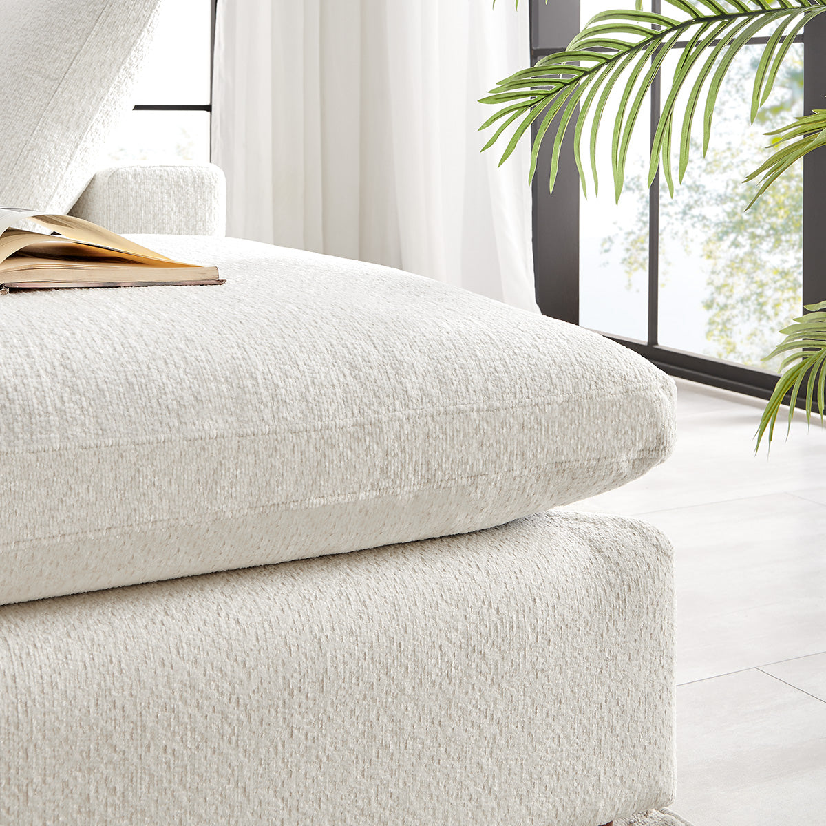 Serene minimalist comfort sofa - Stool